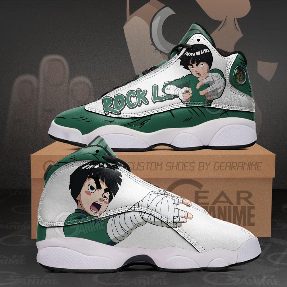 Rock Lee Sneakers Custom Anime Naruto Shoes