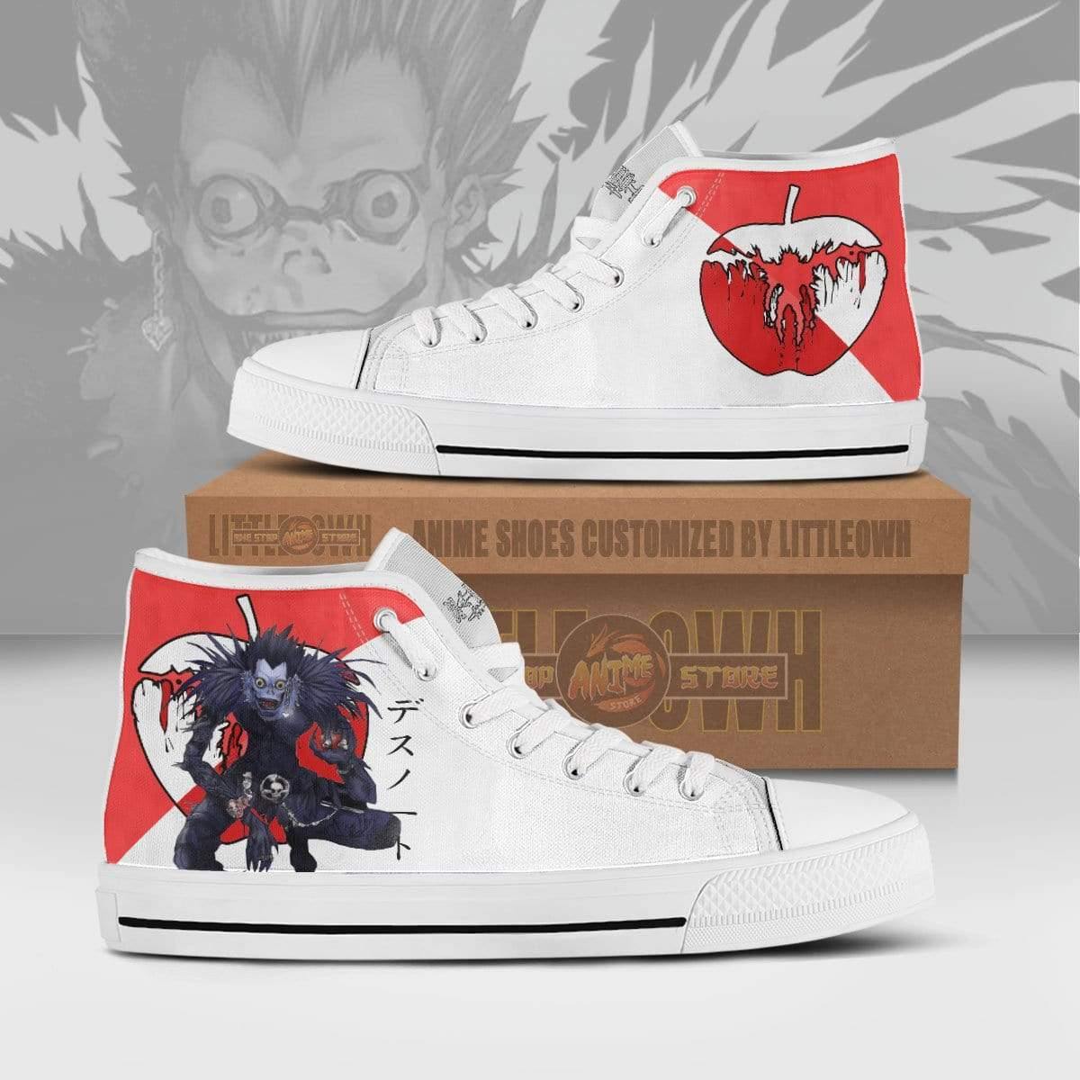 Ryuk High Top Canvas Shoes Custom Death Note Anime Sneakers
