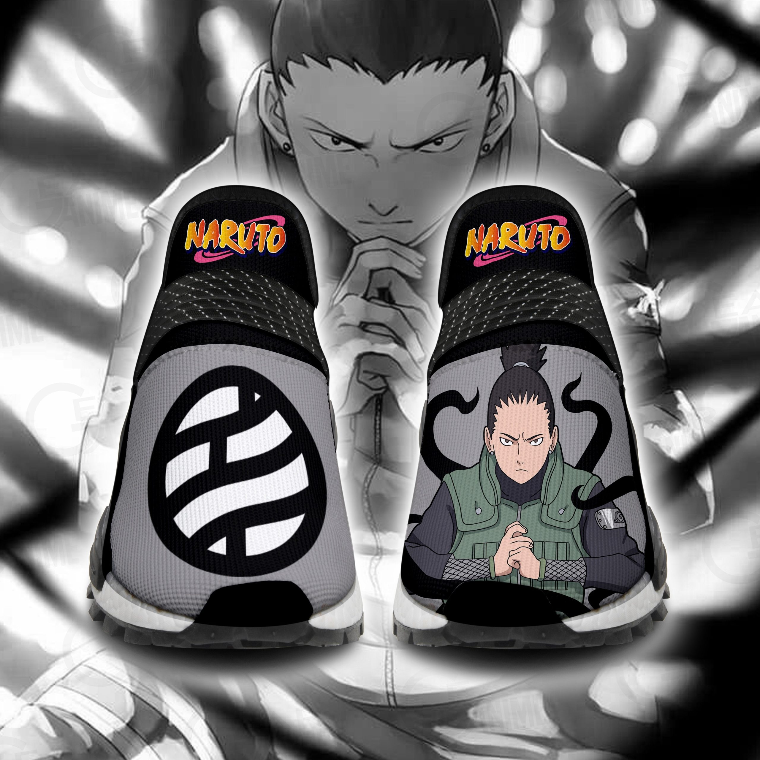 Shikamaru Shoes Naruto Custom Anime Shoes PT11