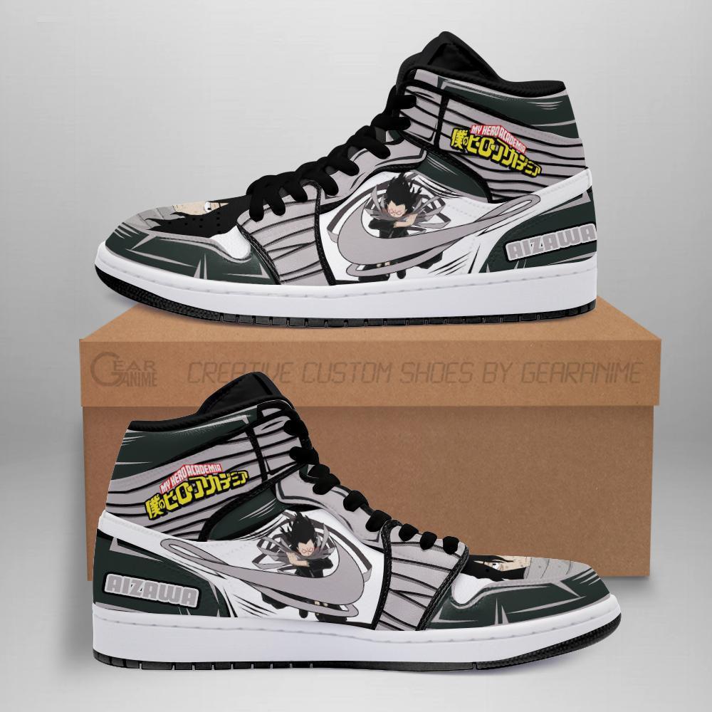 Shouta Aizawa Sneakers Custom Anime My Hero Academia Shoes - HomeFavo