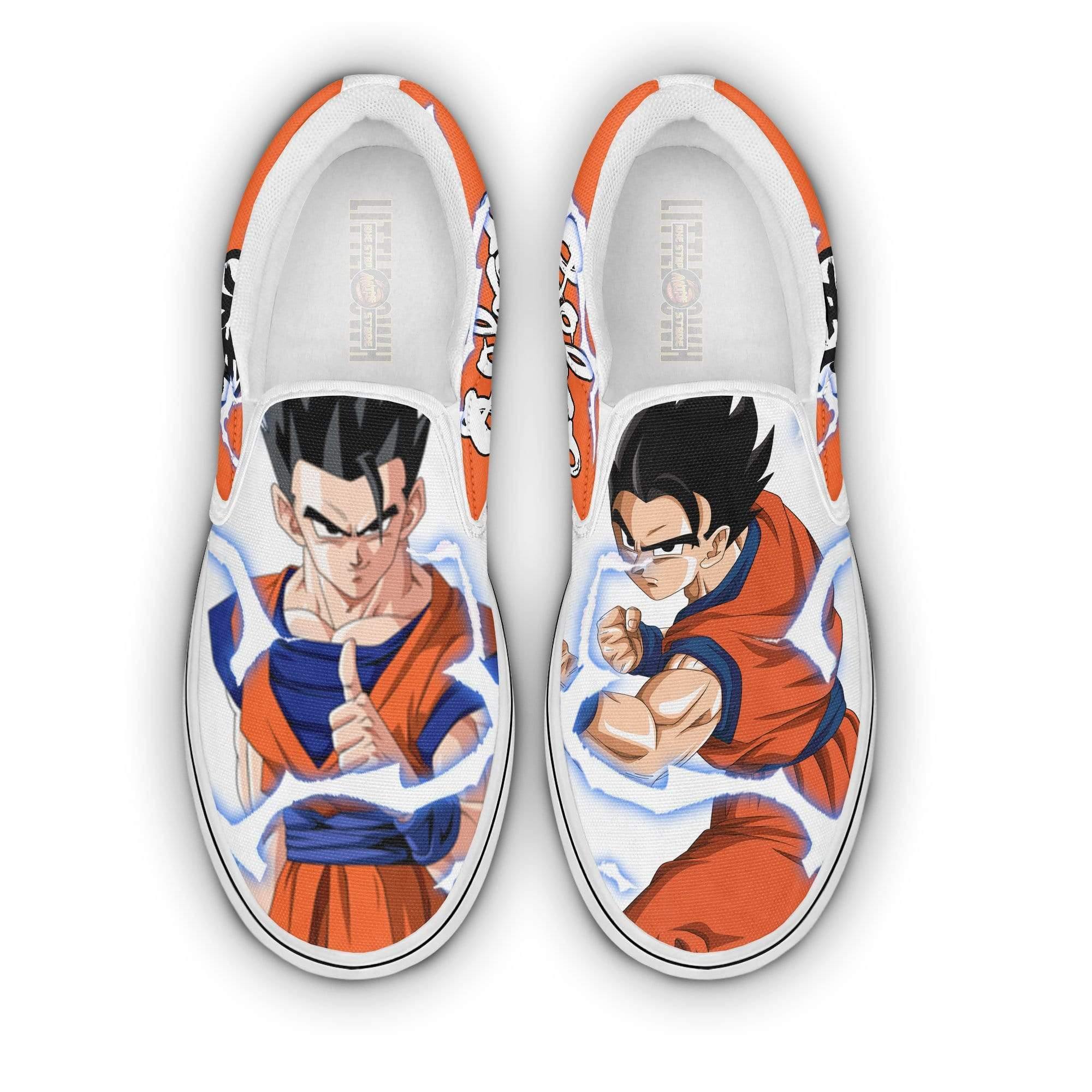 Son Gohan Classic Slip-On Custom Dragon Ball Z Shoes Anime Sneakers