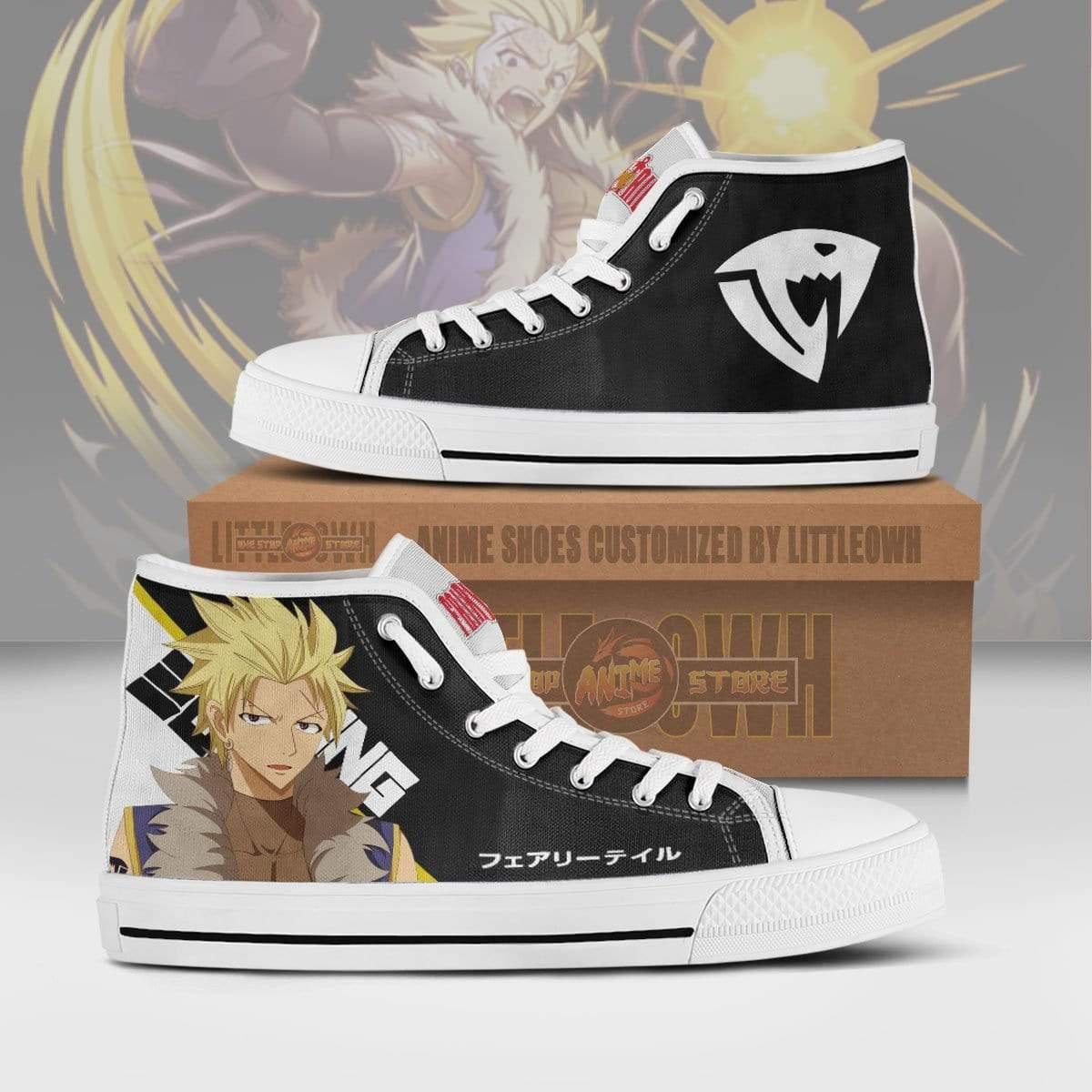 Sting Eucliffe High Top Canvas Shoes Custom Fairy Tail Anime Sneakers