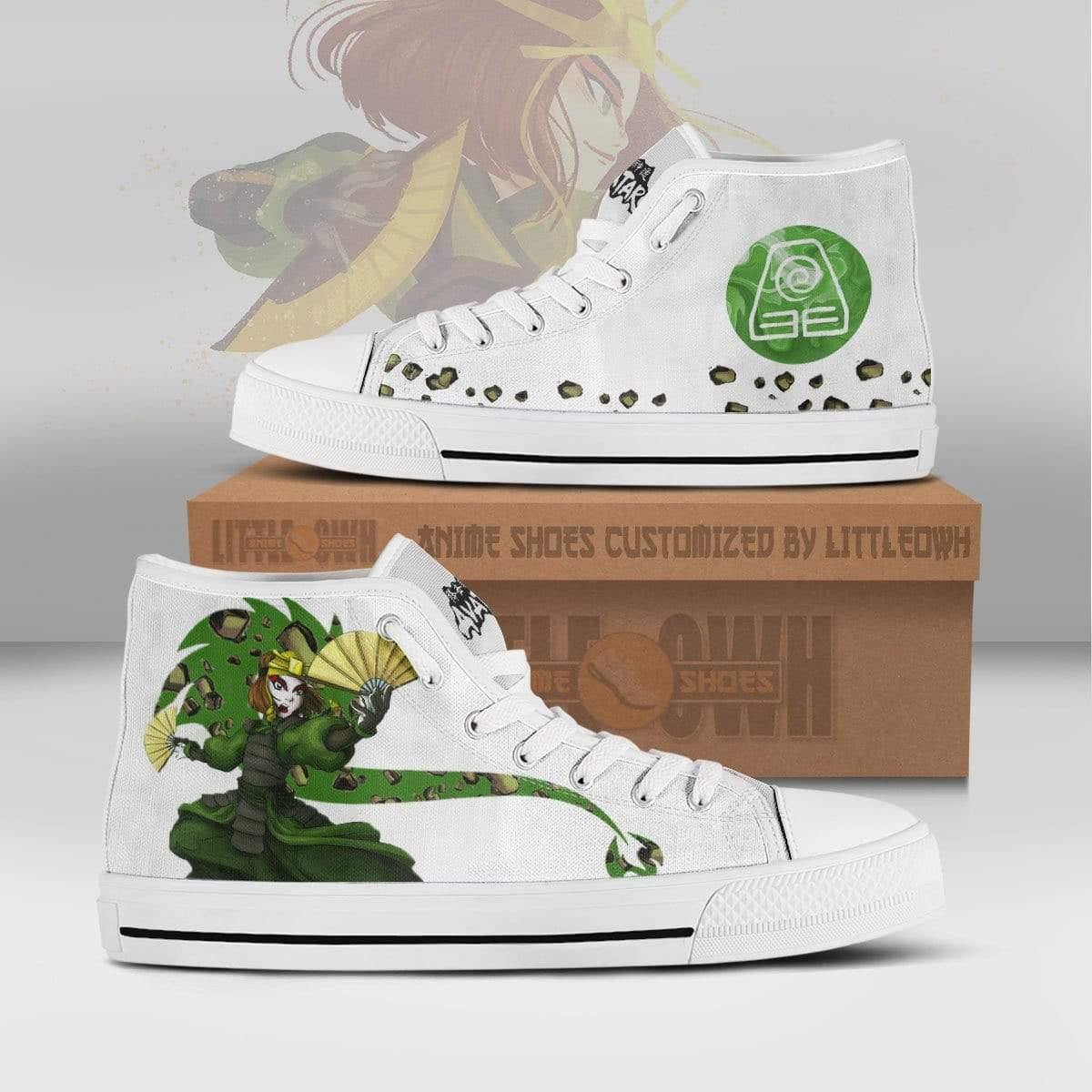 Suki High Top Canvas Shoes Custom Avatar: The Last Airbender Anime Sneakers