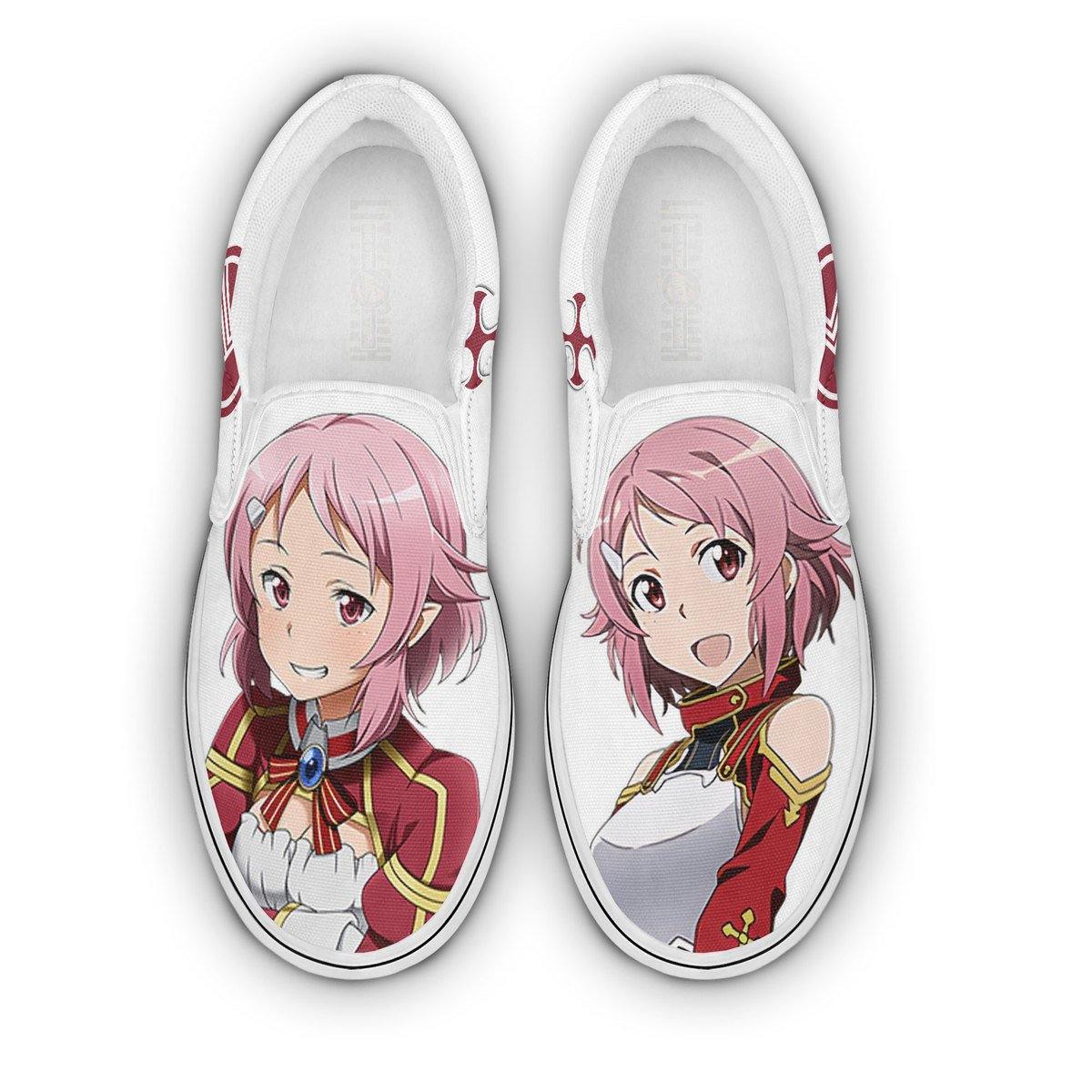 Sword Art Online Lisbeth Shoes Custom Anime Classic Slip-On Sneakers