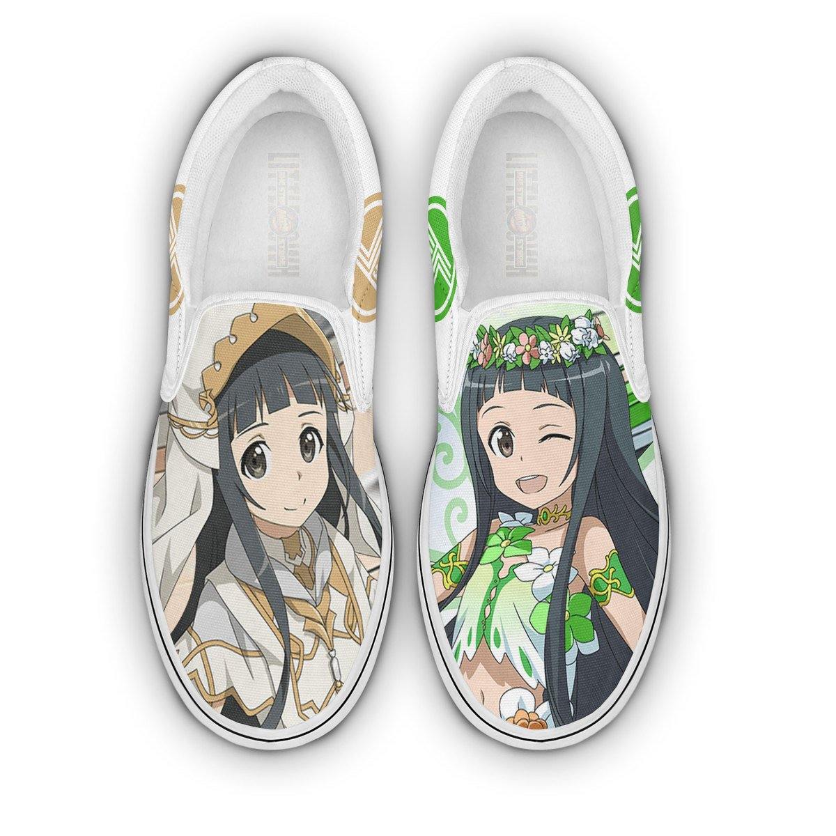 Sword Art Online Yui Shoes Custom Anime Classic Slip-On Sneakers