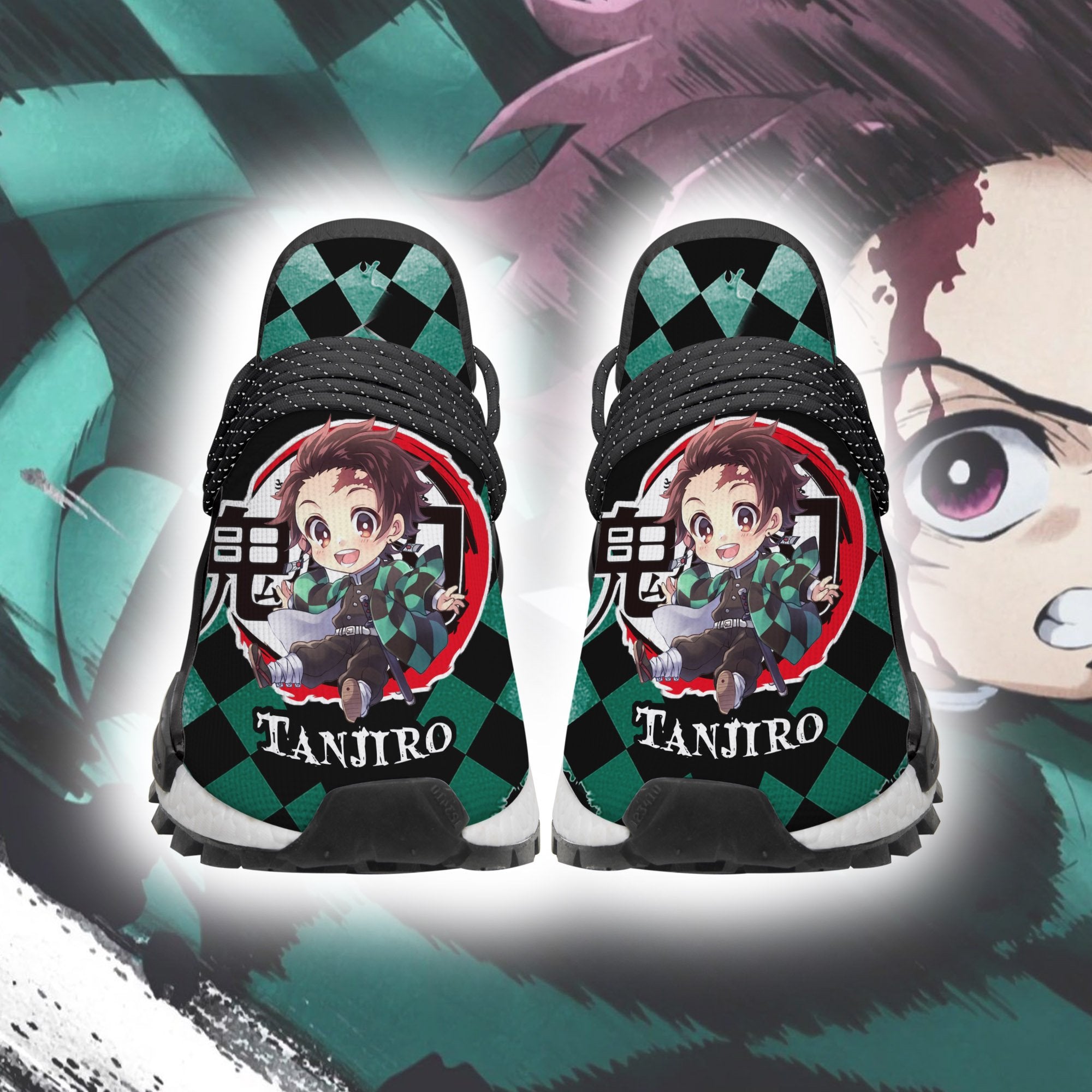 Tanjiro NMD Shoes Demon Slayer Custom Anime Sneakers