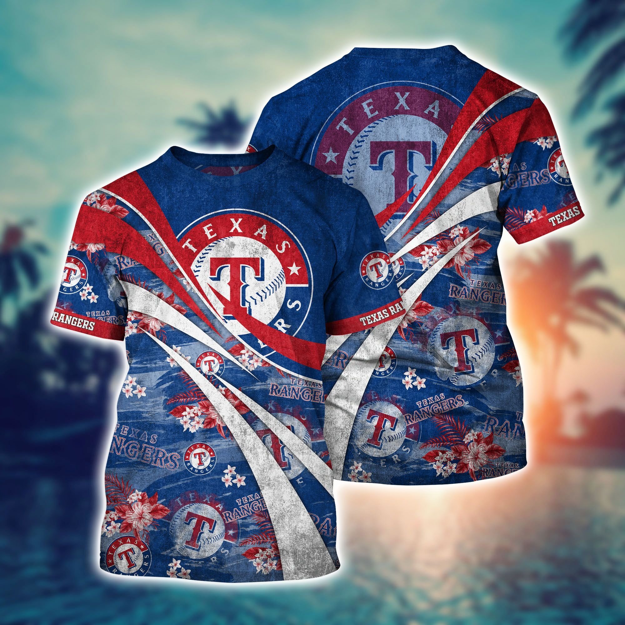 Texas Rangers Hawaiian Shirt - HomeFavo