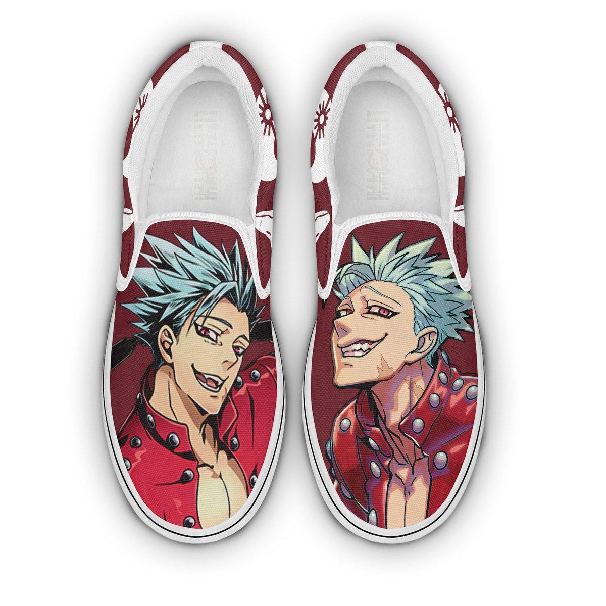 The Seven Deadly Sins Ban Shoes Custom Anime Classic Slip-On Sneakers