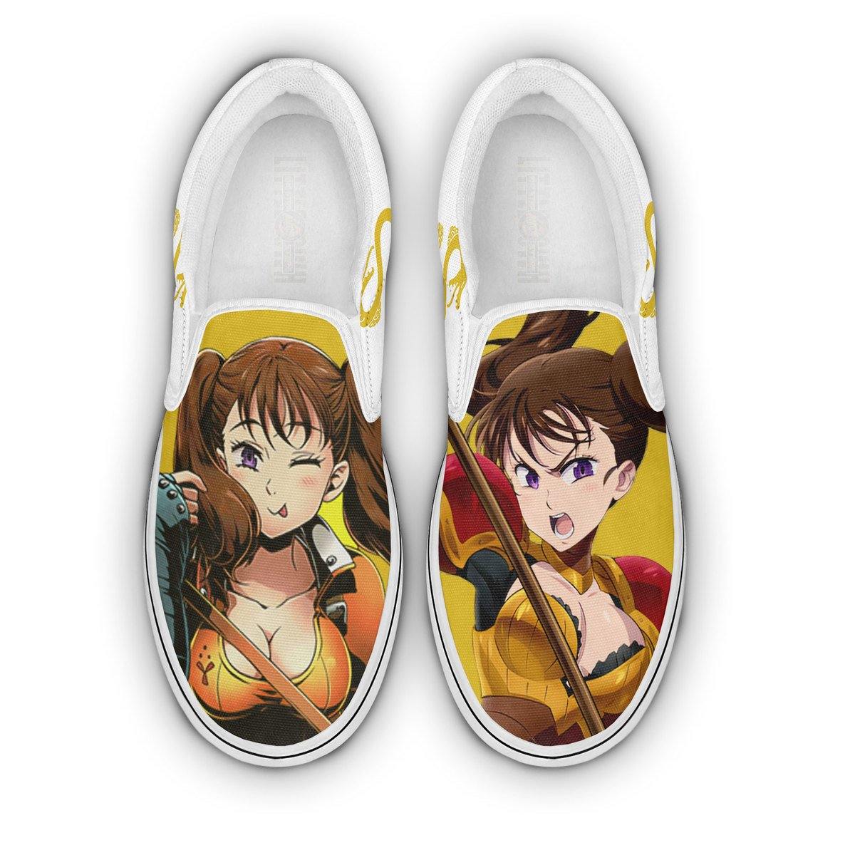 The Seven Deadly Sins Diane Shoes Custom Anime Classic Slip-On Sneakers