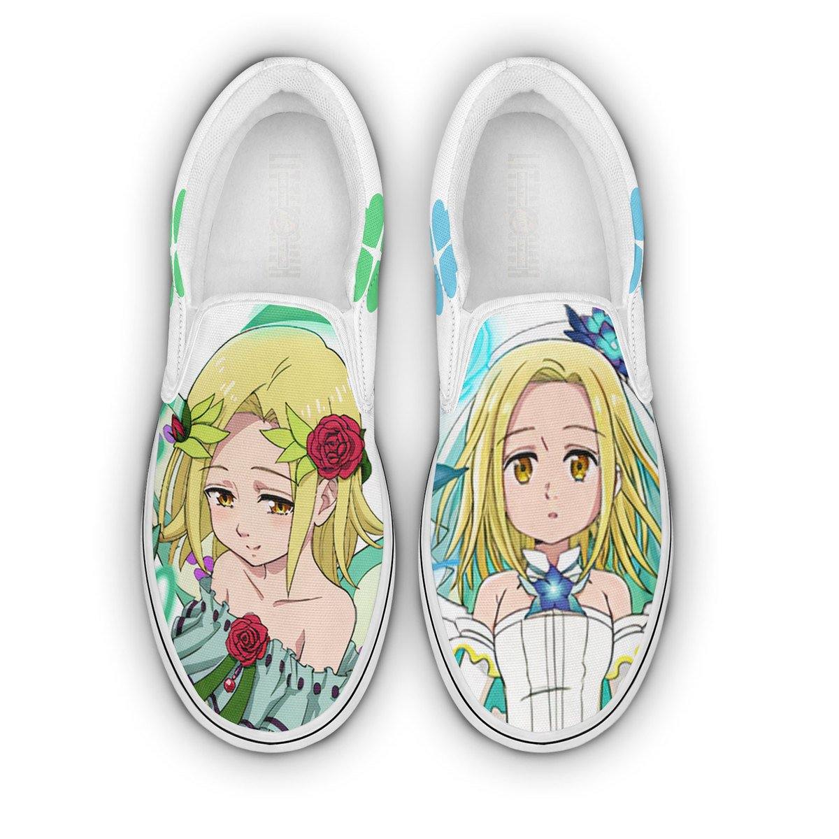 The Seven Deadly Sins Elaine Shoes Custom Anime Classic Slip-On Sneakers