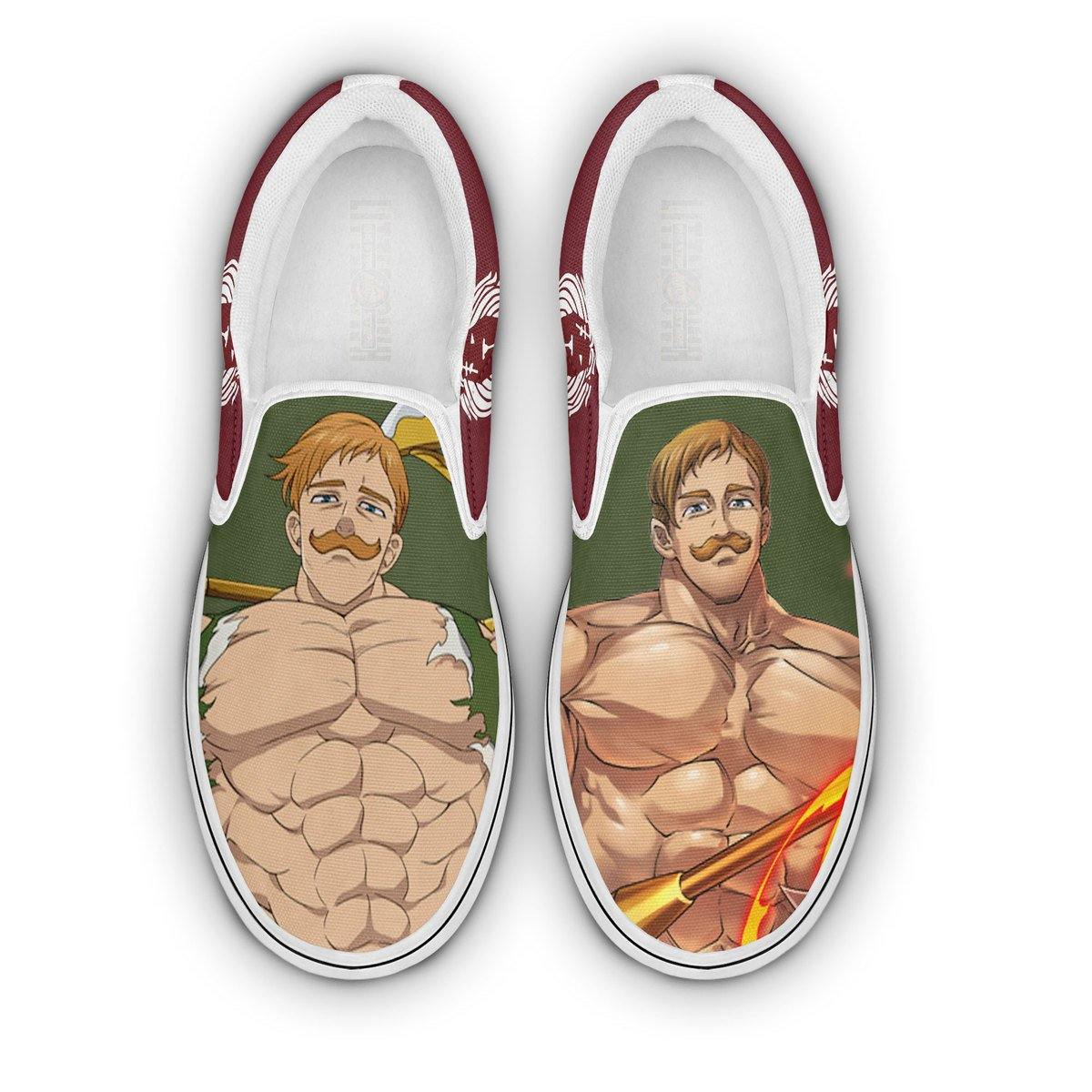 The Seven Deadly Sins Escanor Shoes Custom Anime Classic Slip-On Sneakers