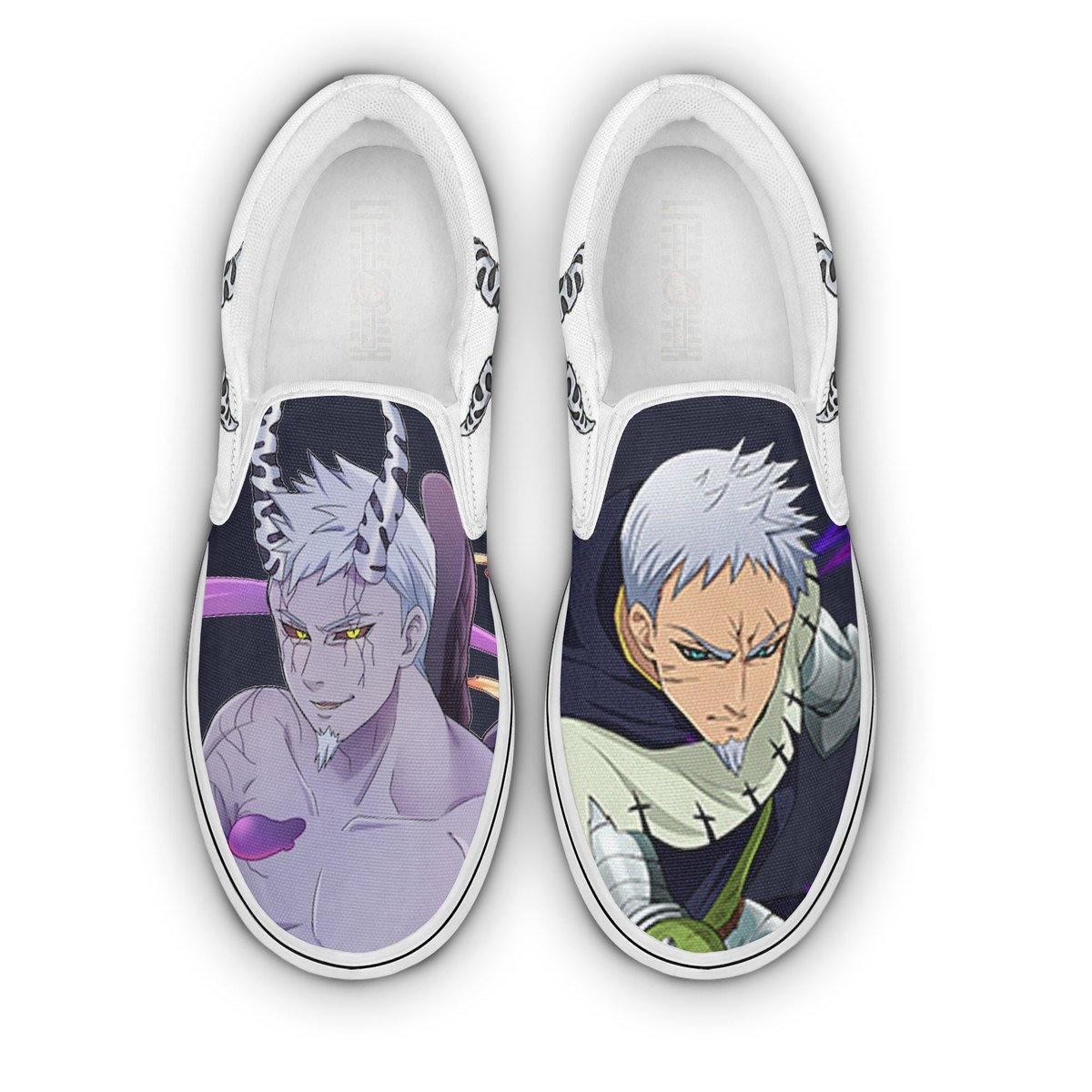 The Seven Deadly Sins Hendrickson Shoes Custom Anime Classic Slip-On Sneakers