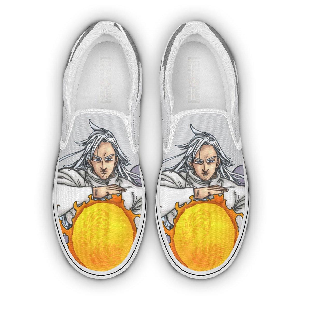 The Seven Deadly Sins Mael Shoes Custom Anime Classic Slip-On Sneakers