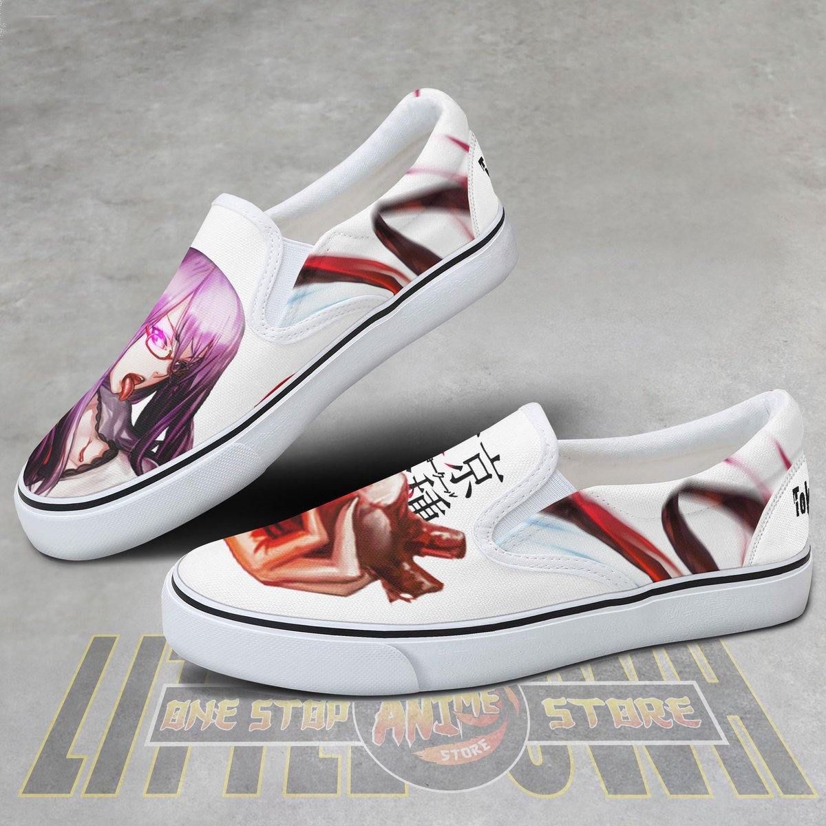 Tokyo Ghoul Rize Kamishiro Shoes Custom Anime Classic Slip-On Sneakers ...