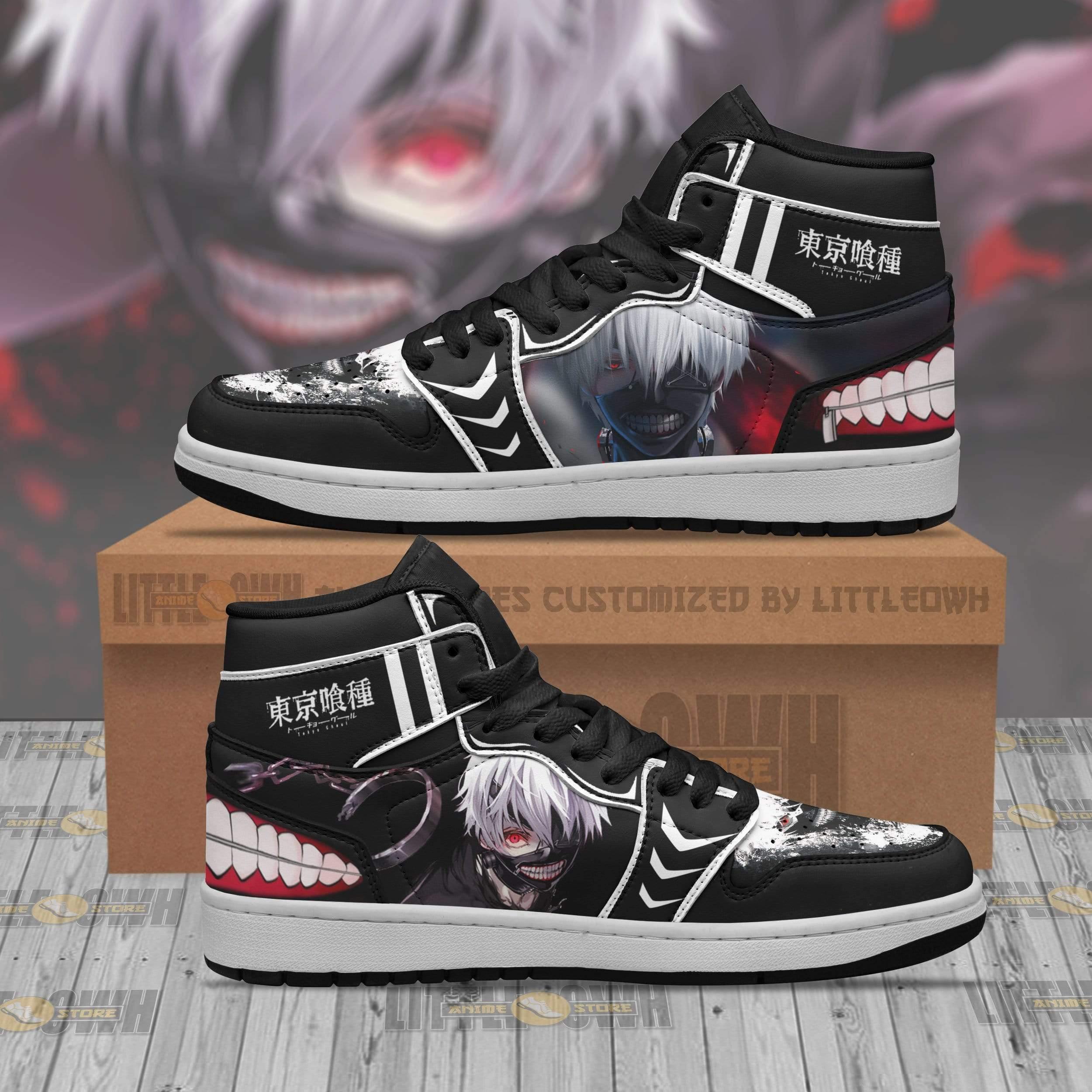 Tokyo Ghoul Shoes Kaneki Ken Custom Anime JD Sneakers