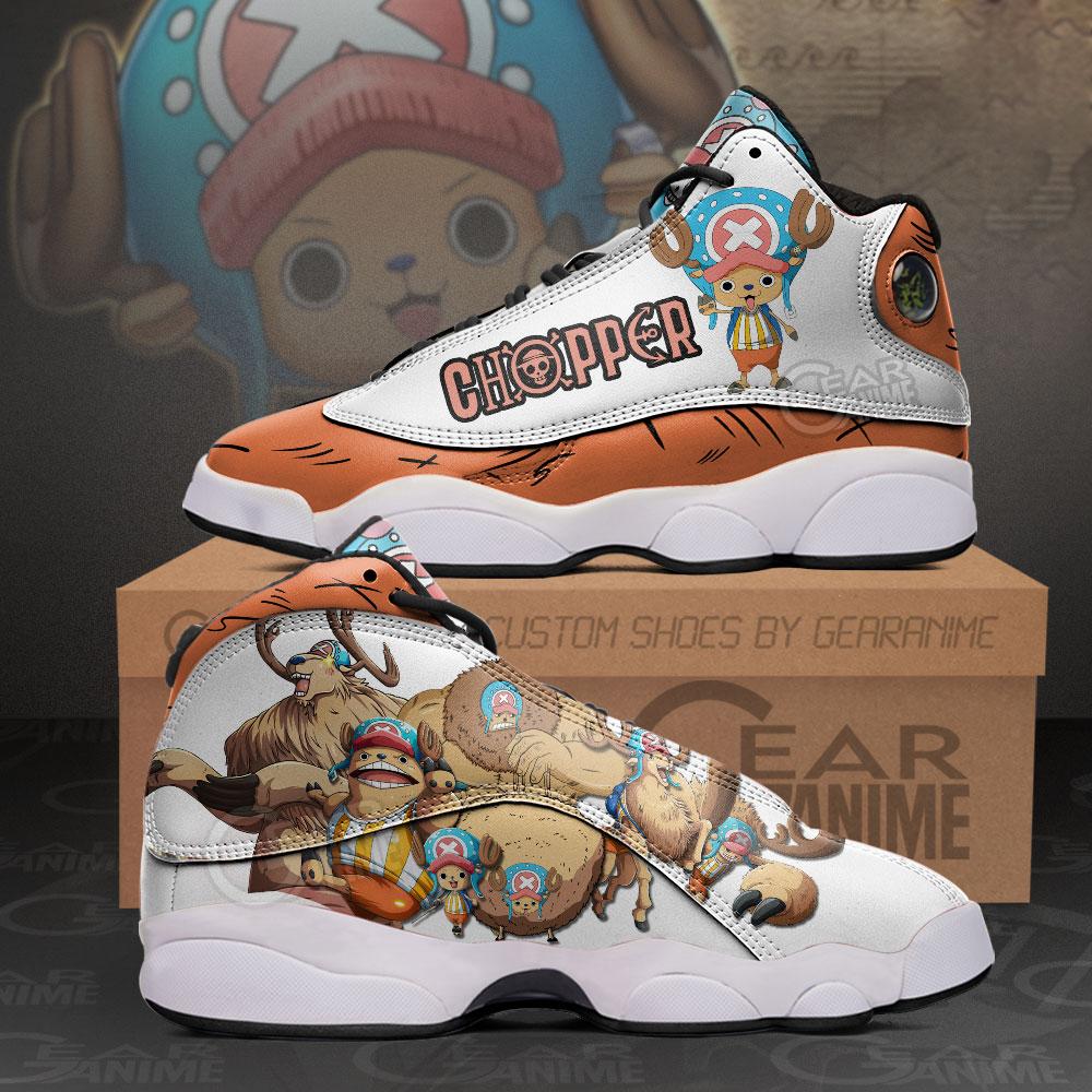 Tony Tony Chopper Sneakers Custom Anime One Piece Shoes Fan Gift Idea