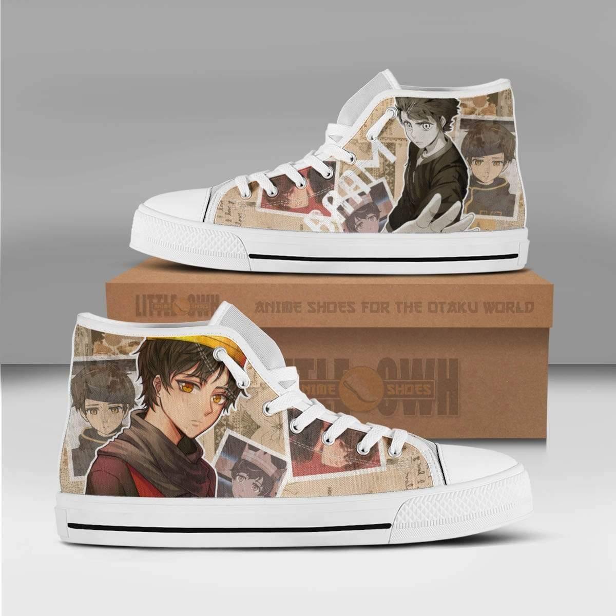Twenty-Fifth Baam Tower of God Anime Custom All Star High Top Sneakers Canvas Shoes