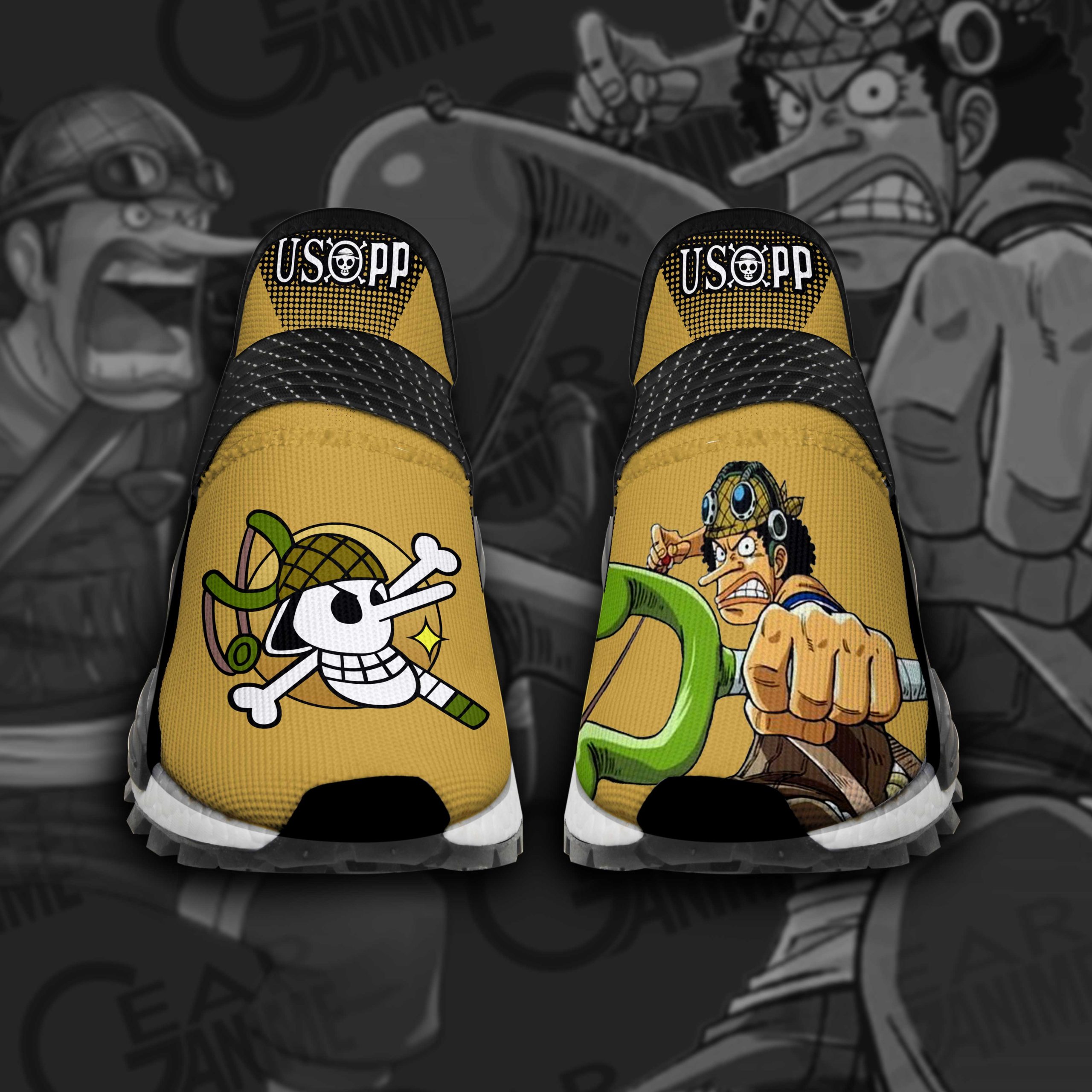 Usopp Shoes One Piece Custom Anime Shoes TT11