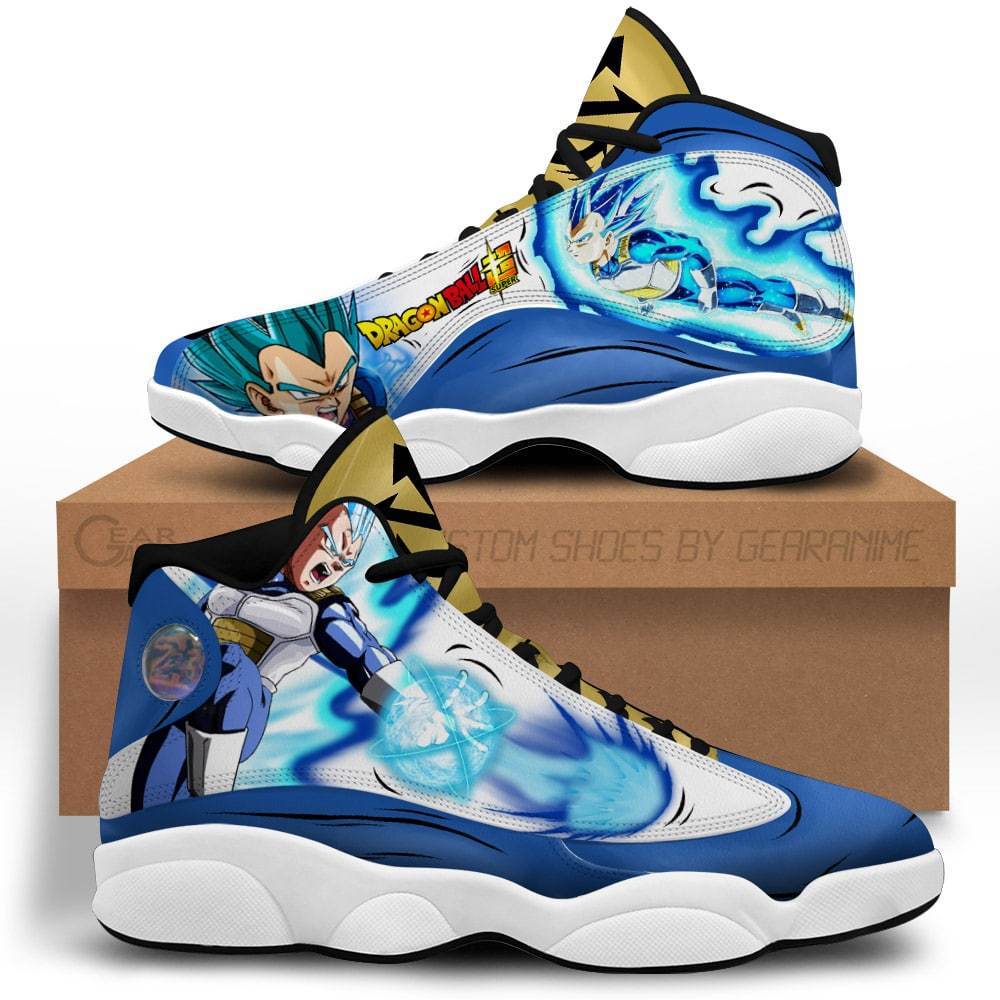Vegeta Blue Sneakers Custom Anime Dragon Ball Super Shoes
