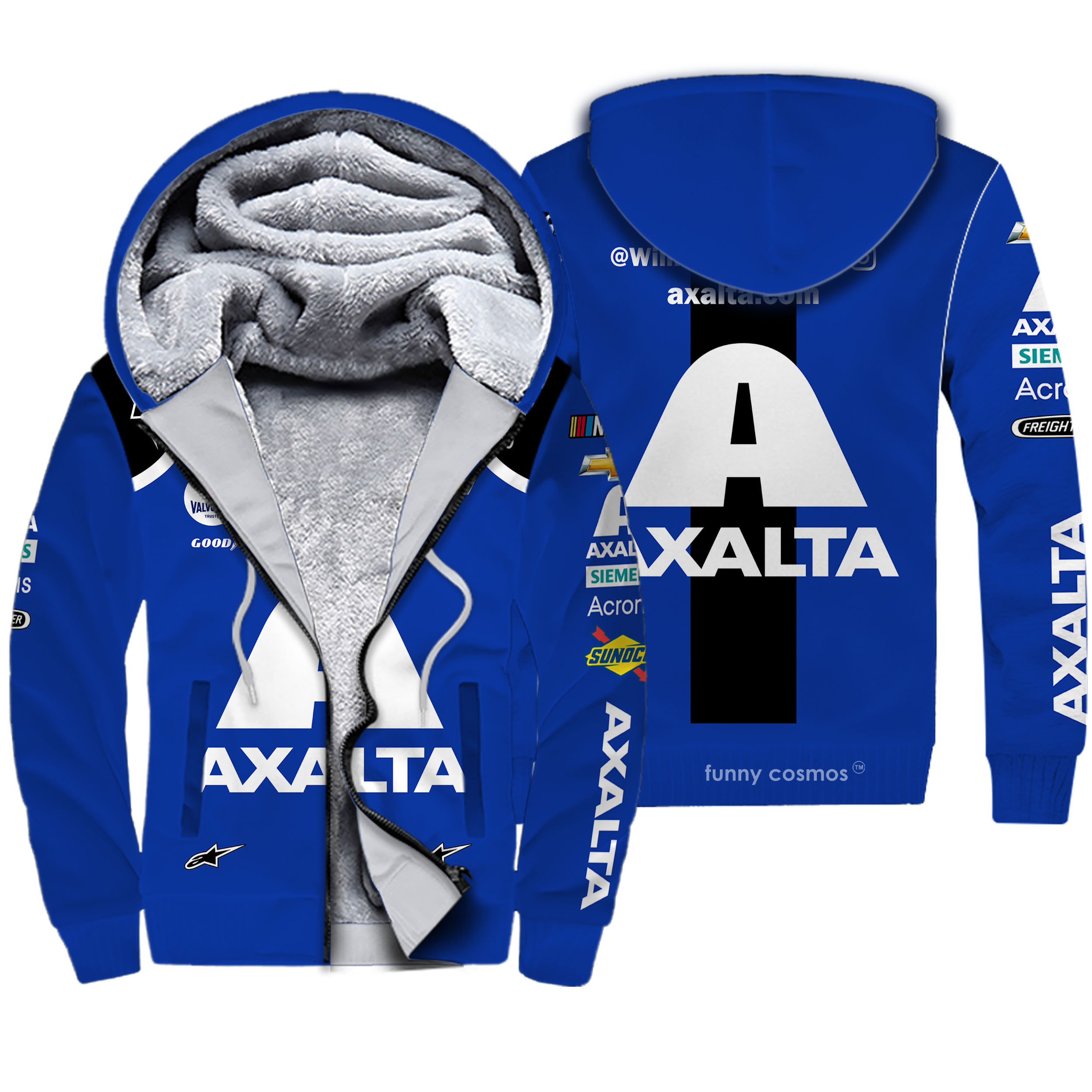 William Byron Nascar 2022 Shirt Hoodie Racing Uniform Clothes Sweatshirt Zip Hoodie Sweatpant