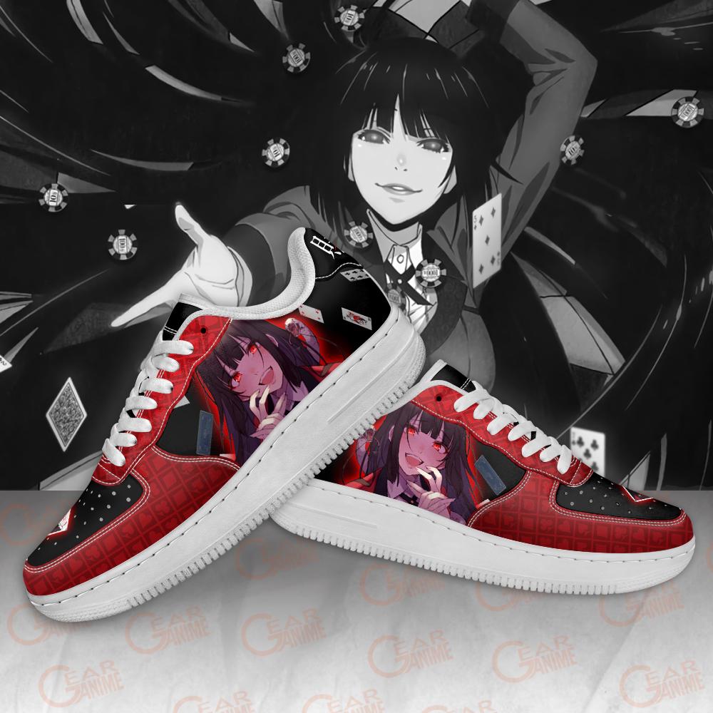 Yumeko Jabami Sneakers Kakegurui Anime Shoes PT10 - HomeFavo
