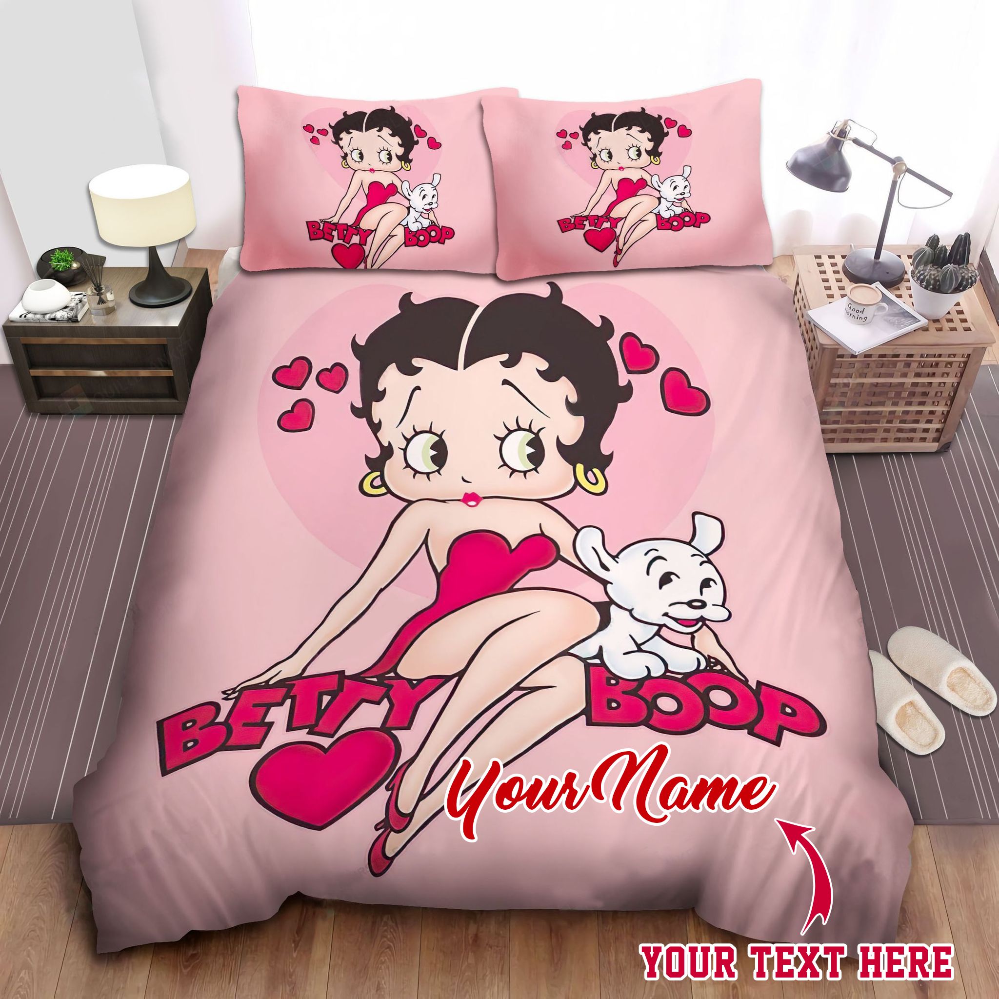 Betty Boop Film Personalized Custom Bedding Sets King Queen Twin Bedding Set