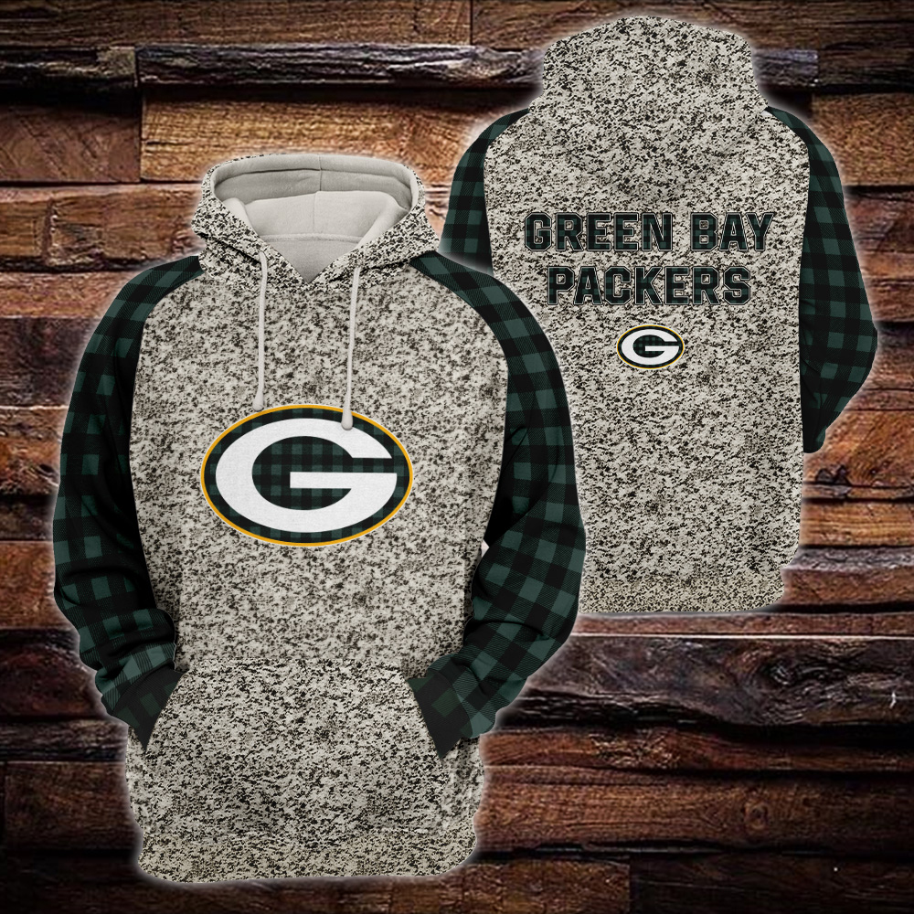 HFV004-Green Bay Packers Plaid Flannel TShirt, Hoodie, Sweatshirt ...