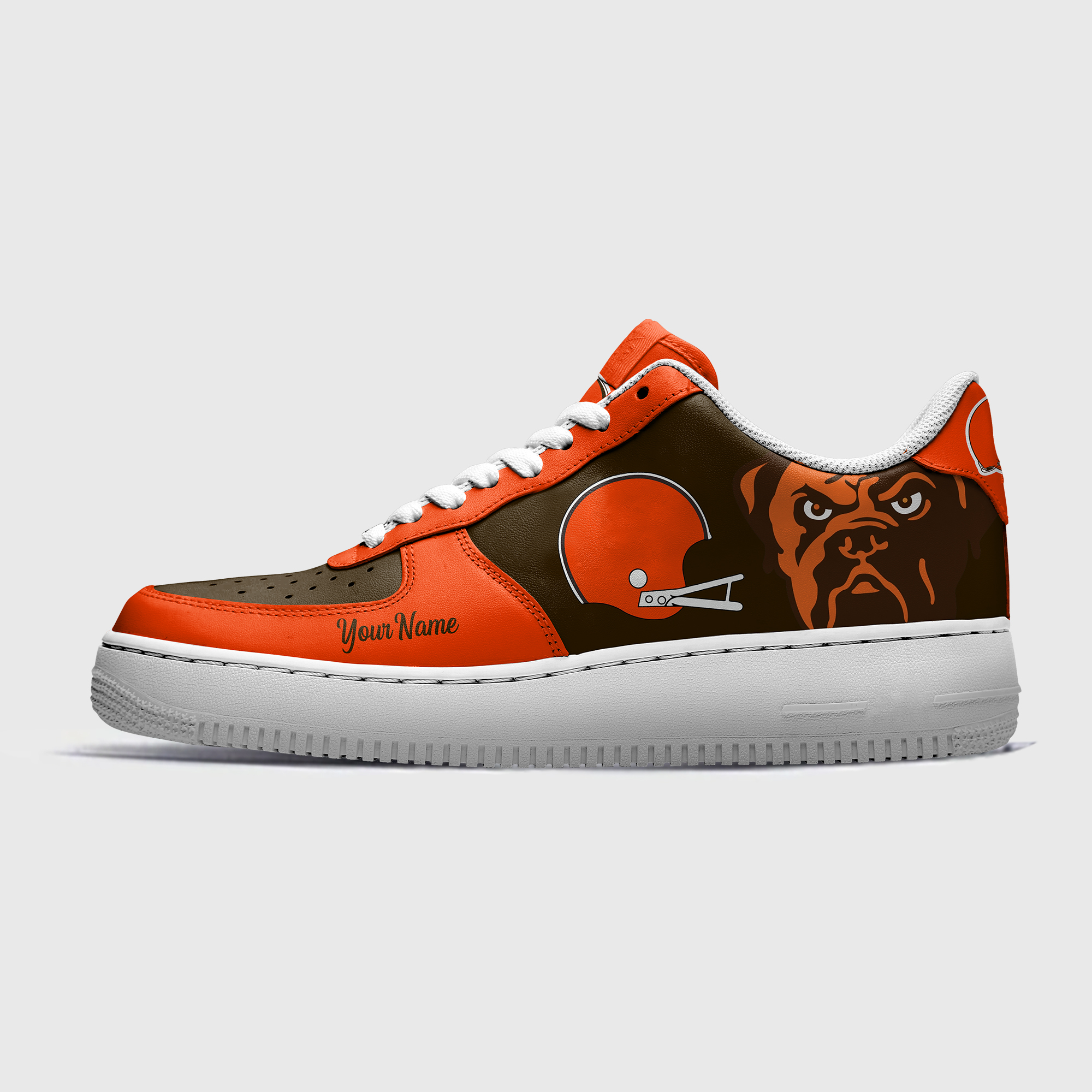 Personalized NFL Cleveland Browns Custom Name Air Force Shoes - Tagotee