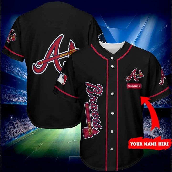 Atlanta Braves Personalized Baseball Jersey HFV256 HomeFavo