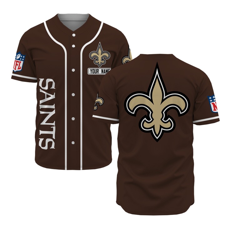 New Orleans Saints Personalized Custom Name Baseball Jersey HFV256 ...