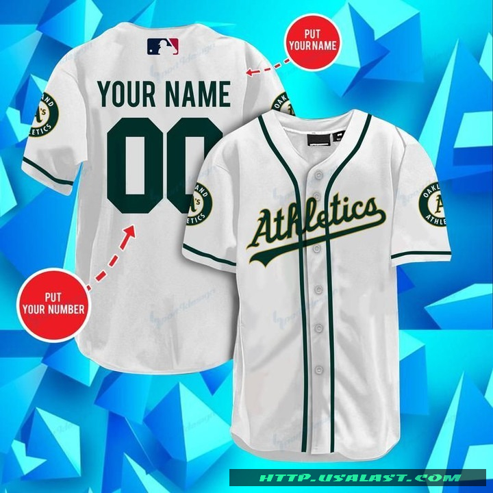 Personalized Oakland Athletics White Baseball Jersey HFV256 - HomeFavo