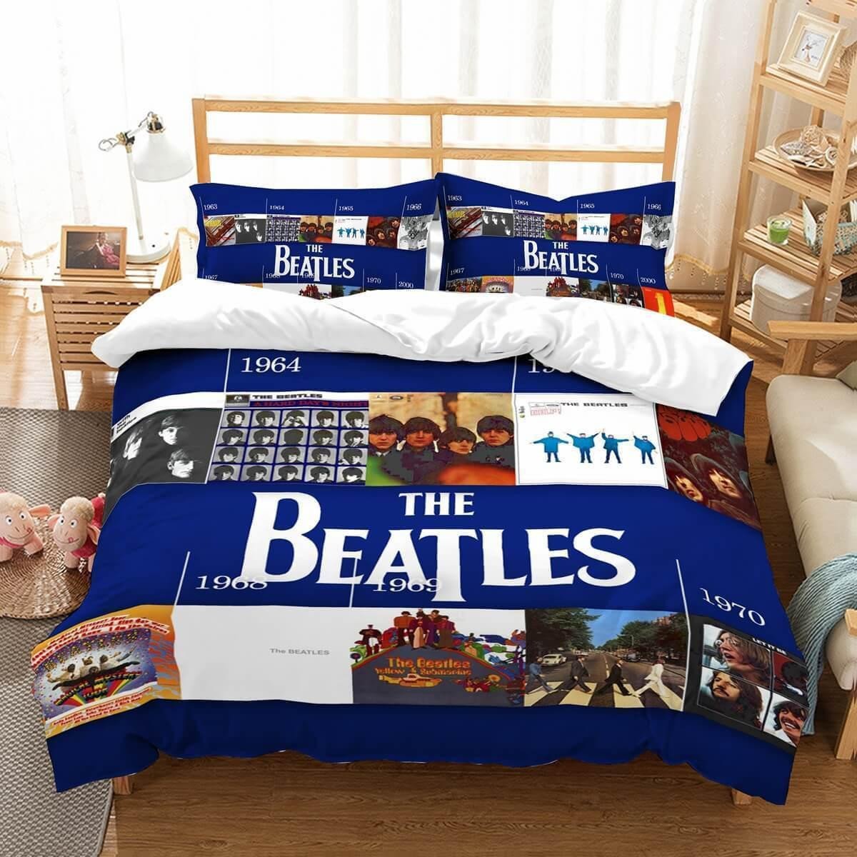 3D Customize The Beatles Bedding Set Duvet Cover Set BedroomSet ...