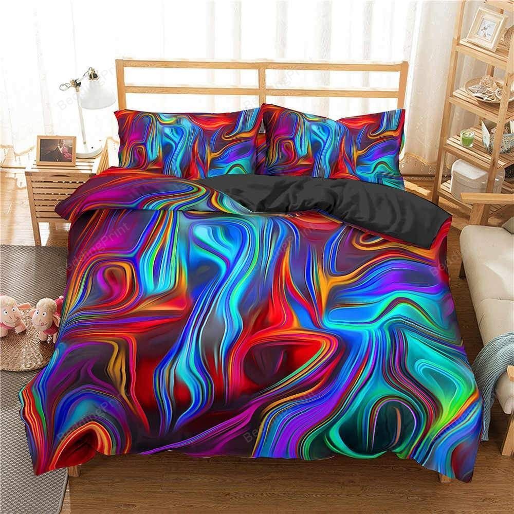 Abstract Hippie Tie Dye Duvet Cover Bedding Set. PLEASE NOTE: This is a ...