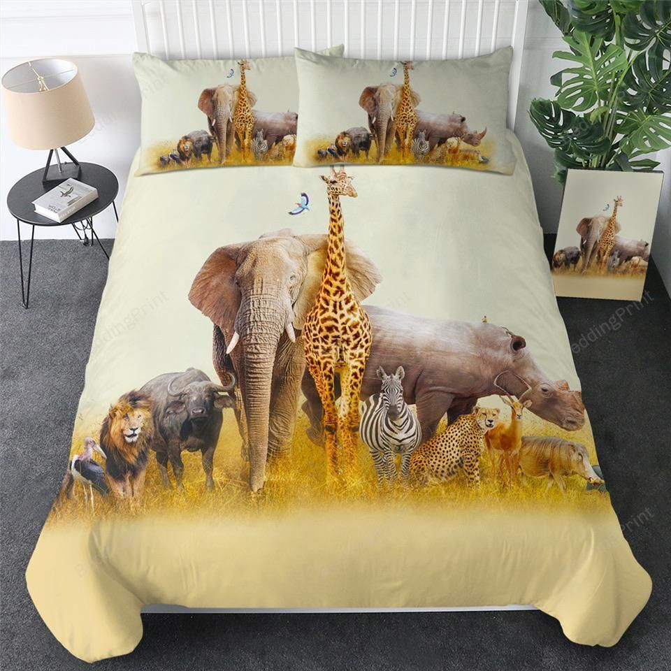 safari animals bedding