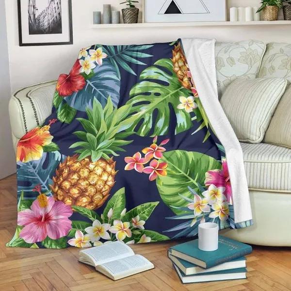 Aloha Hawaii Tropical Blanket - HomeFavo