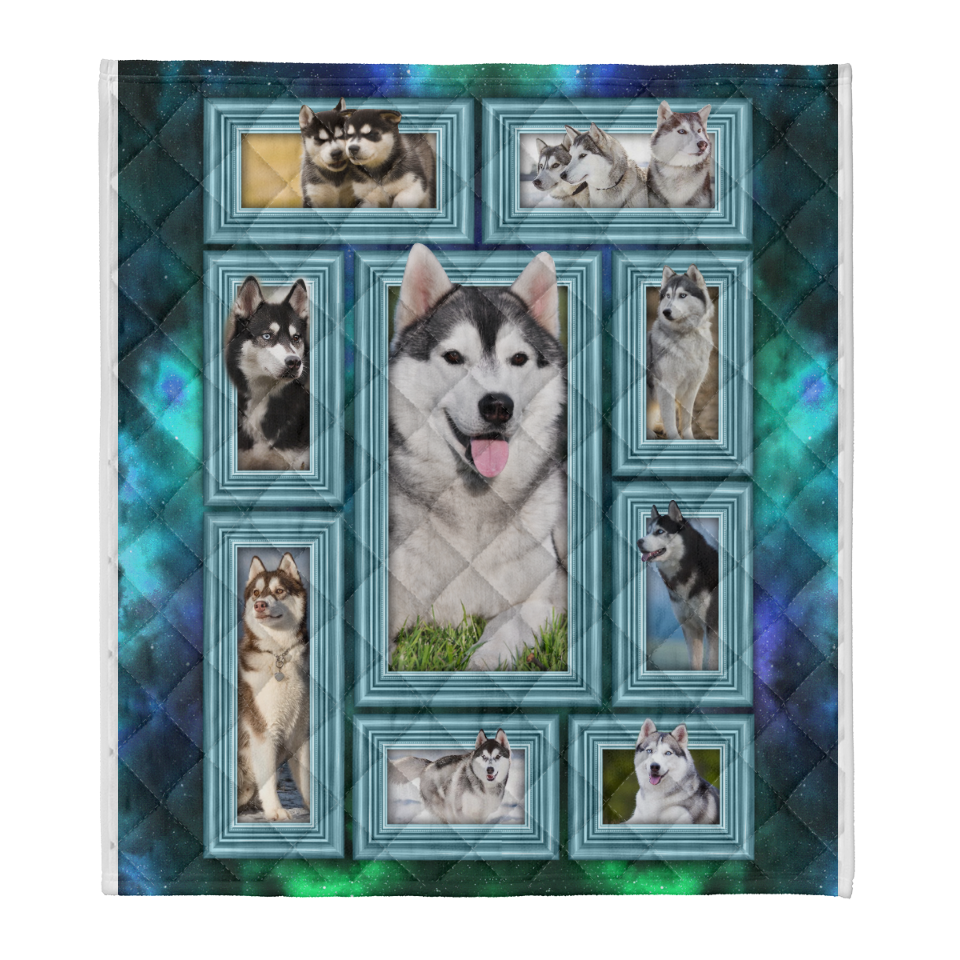 Amazing Siberian Husky Fleece Blanket - HomeFavo