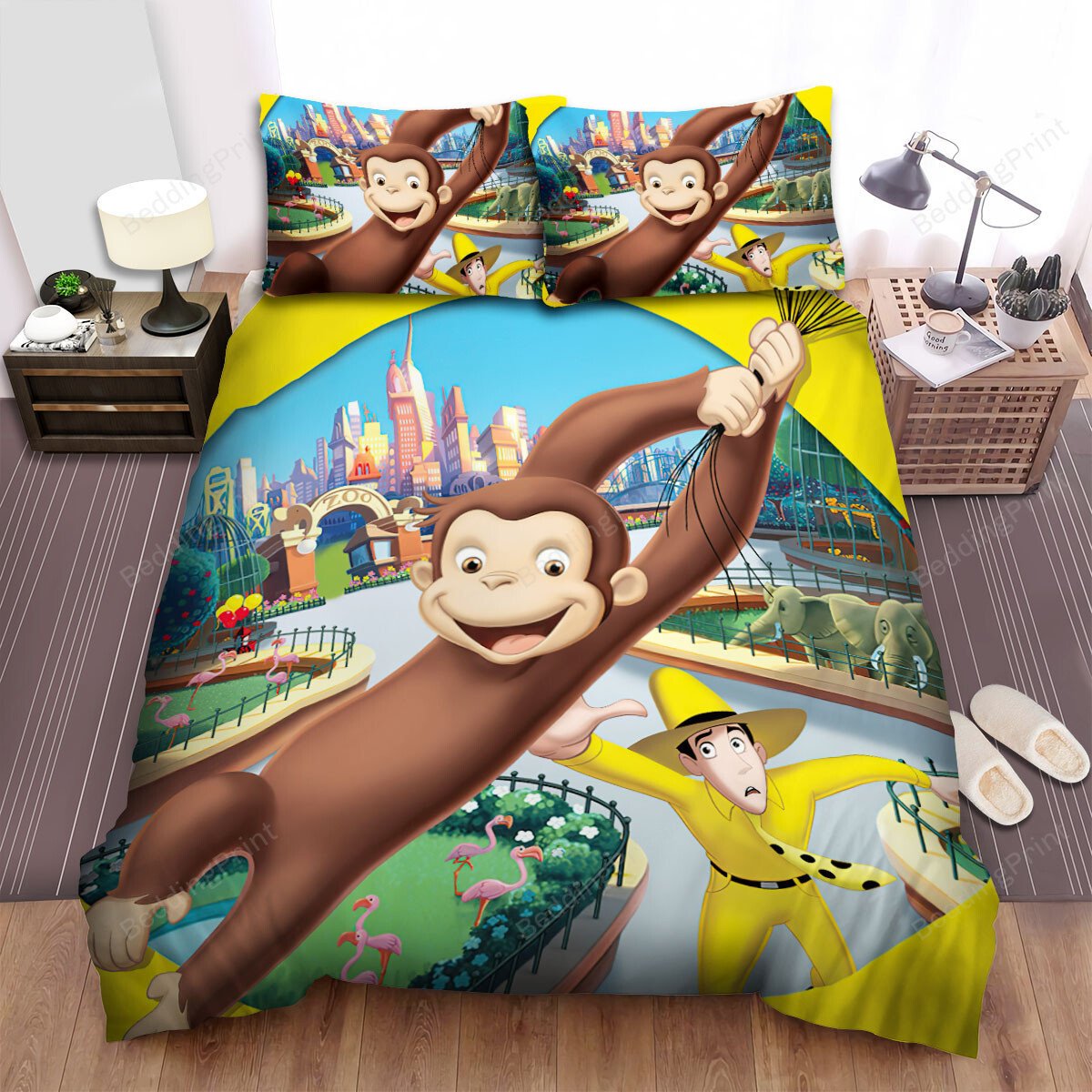 Curious george bedroom set