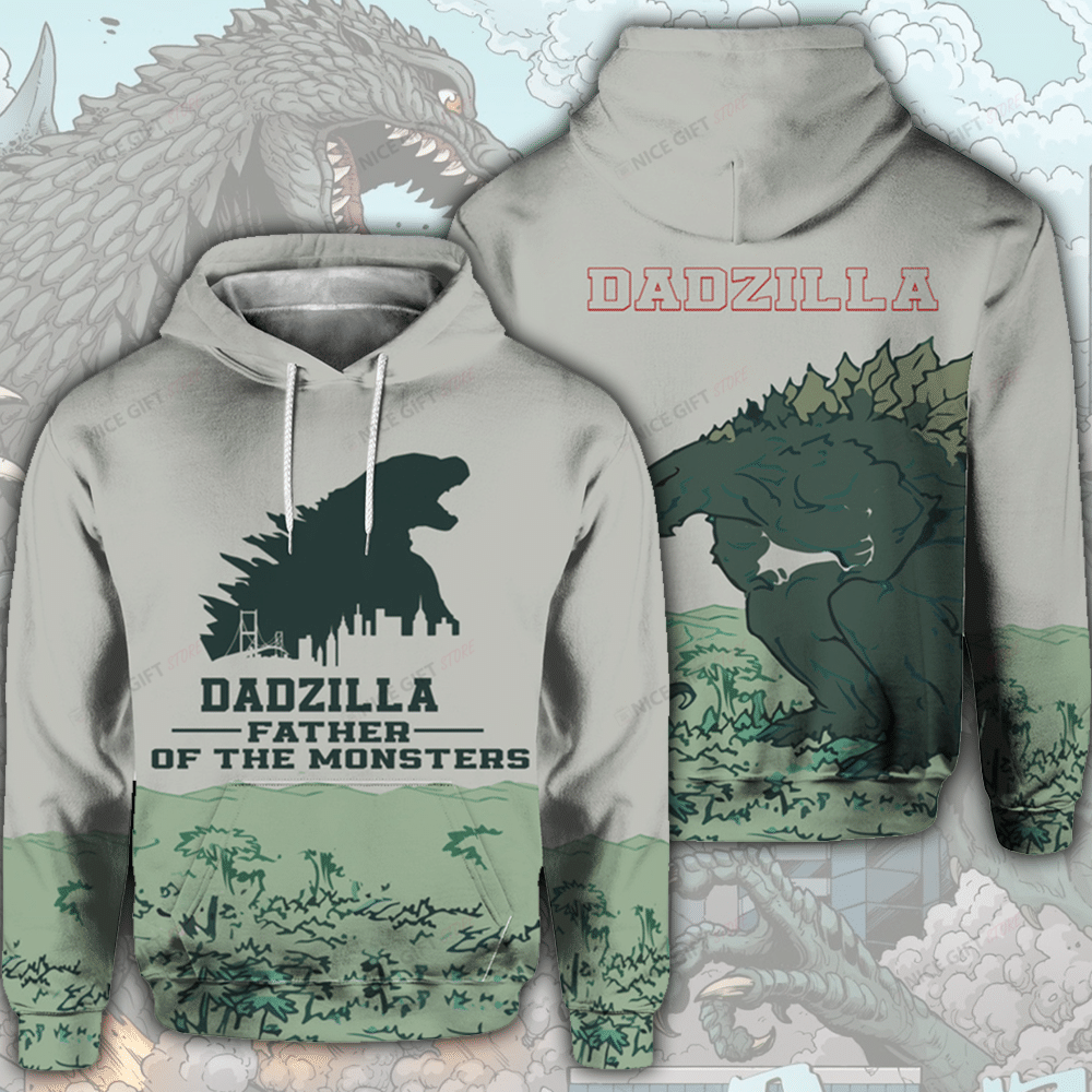 Dadzilla Hoodie 3D 3HO-W3C0