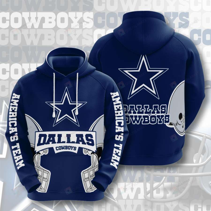 Dallas Cowboys 3D All Over Print Hoodie MTE03 - HomeFavo