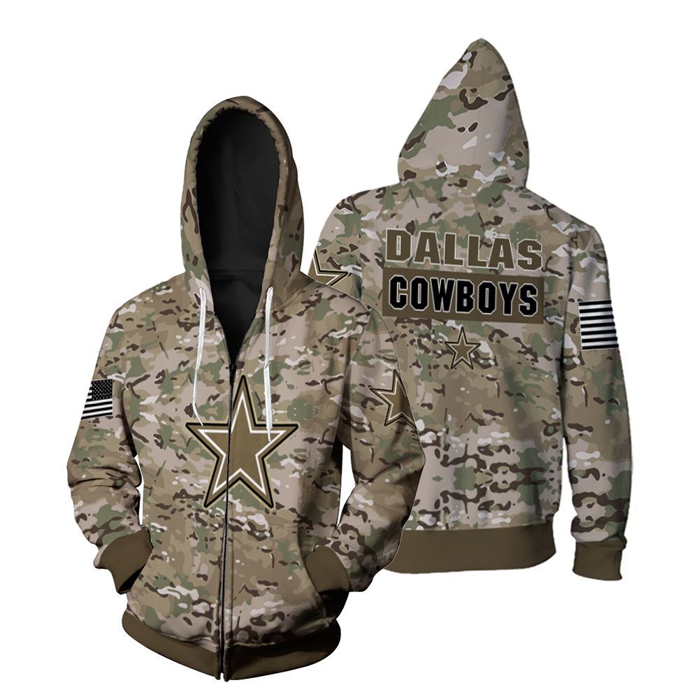 Dallas Cowboys Camouflage Pattern 3D All Over print Hoodie, T-shirt ...