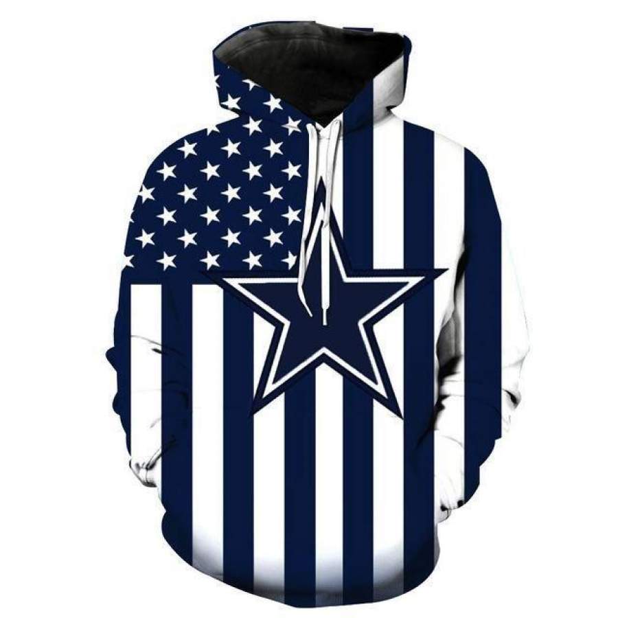 Dallas Cowboys Hoodie 3D Style402 All Over Printed - HomeFavo