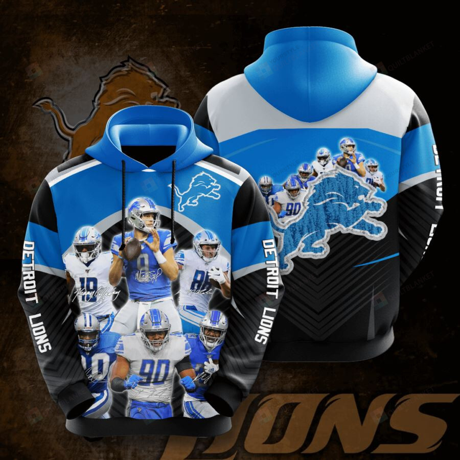 Detroit Lions 3D All Over Print Hoodie MTE01 - HomeFavo