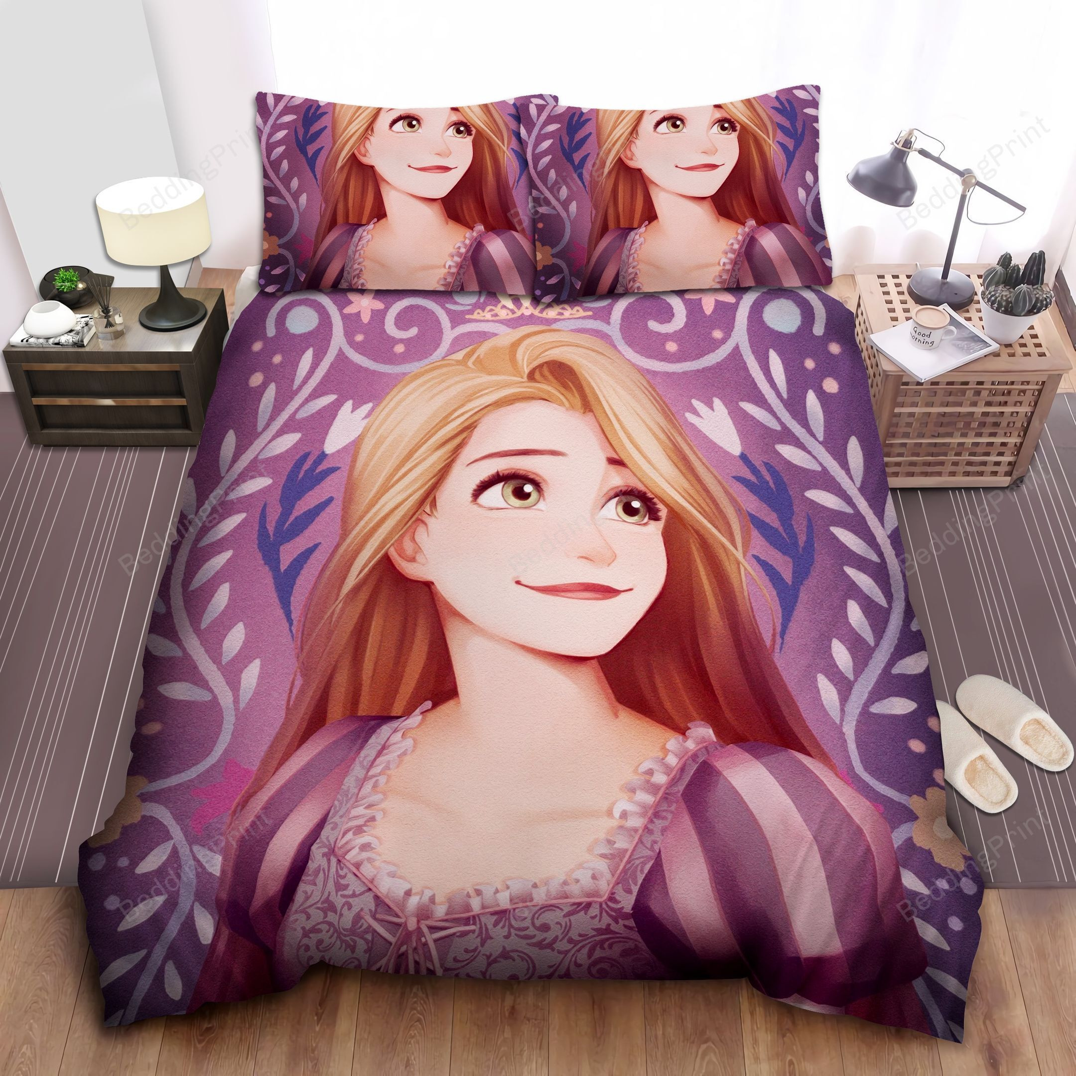 Disney Princess Rapunzel Portrait Bed Sheet Duvet Cover Bedding Sets Homefavo