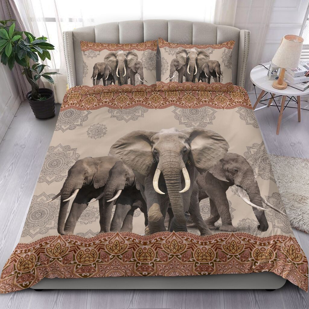Elephant Bed Sheets Duvet Cover Bedding Sets - HomeFavo