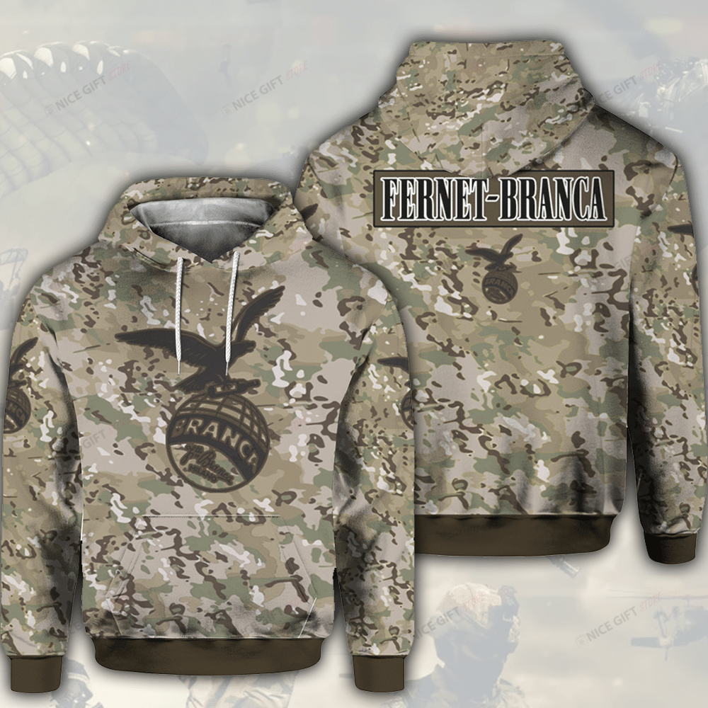 Fernet-Branca Camouflage Hoodie 3D 3HO-D7T8