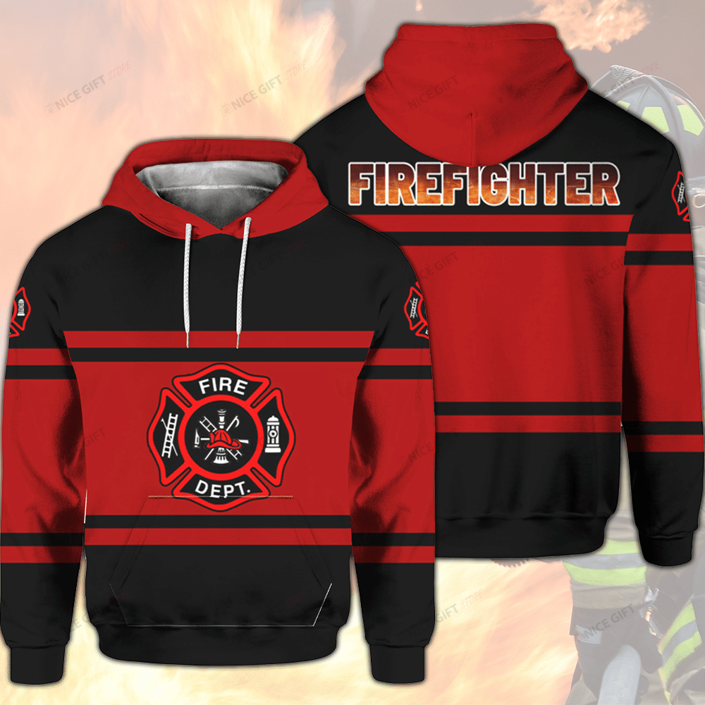 Firefighter Hoodie 3D 3HO-J5A5