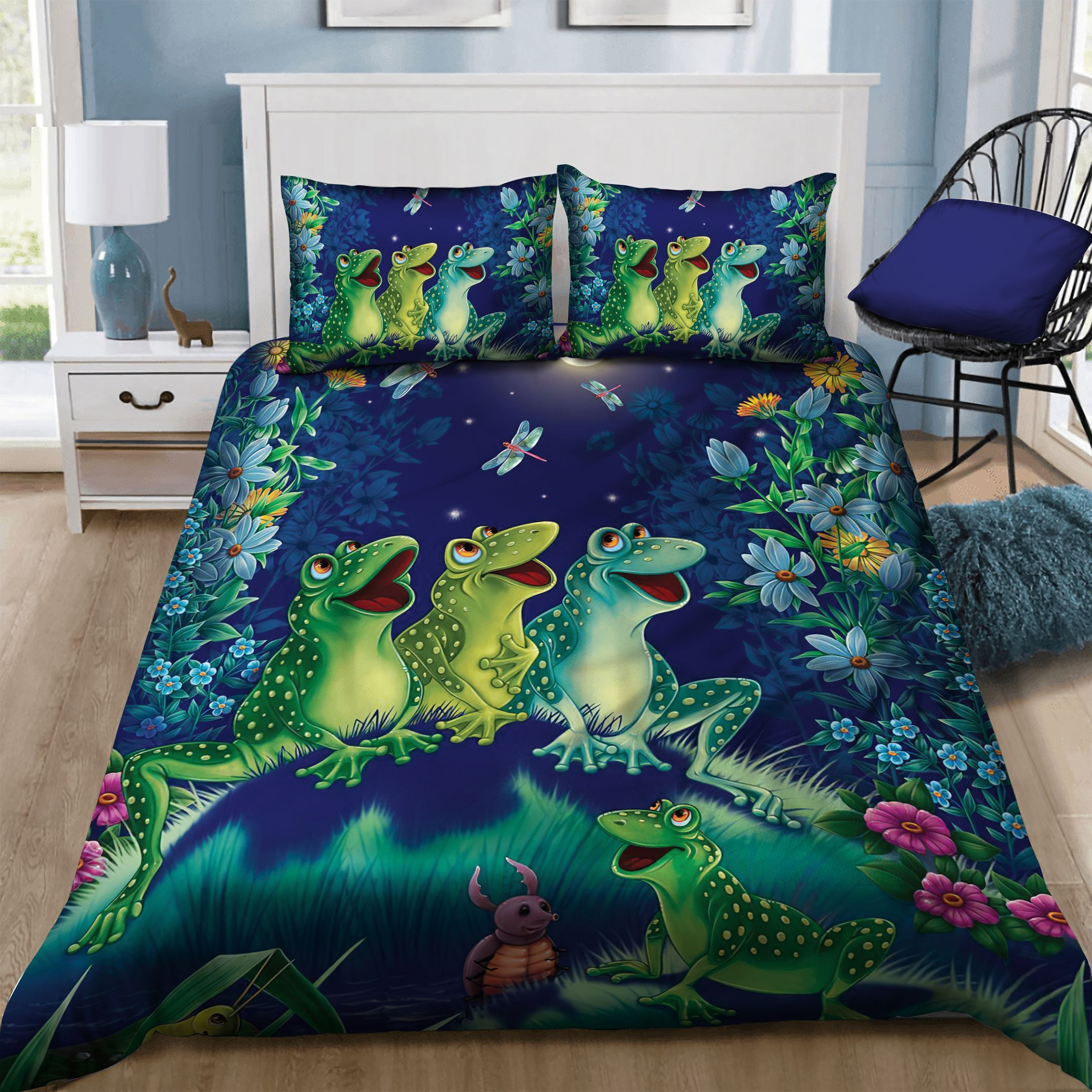 Frog Bed Sheets Duvet Cover Bedding Sets - HomeFavo
