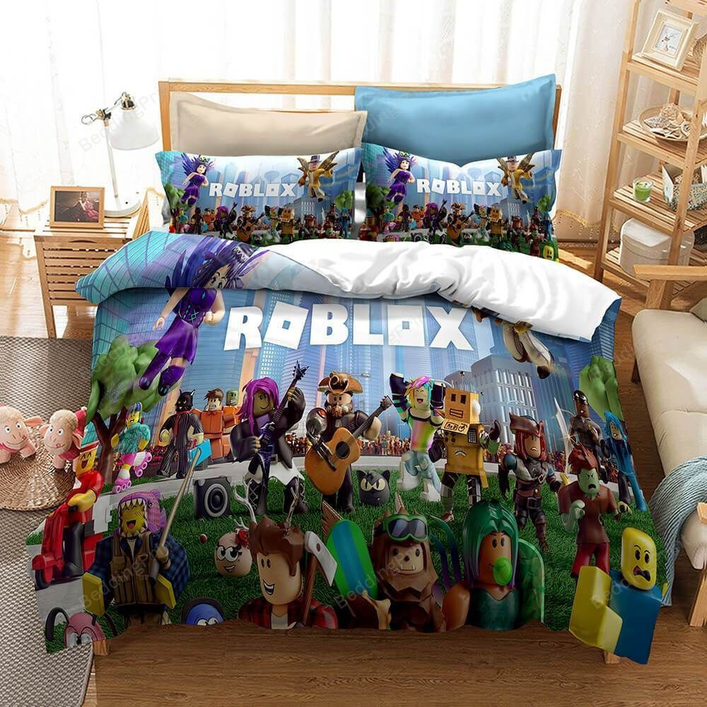 Game Roblox Dynablocks Cosplay Bed Sheets Spread Duvet Cover Bedding ...