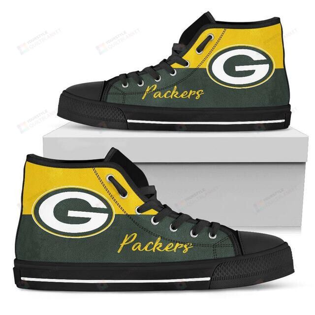 Green Bay Packers High Top Shoes MTE07 - HomeFavo
