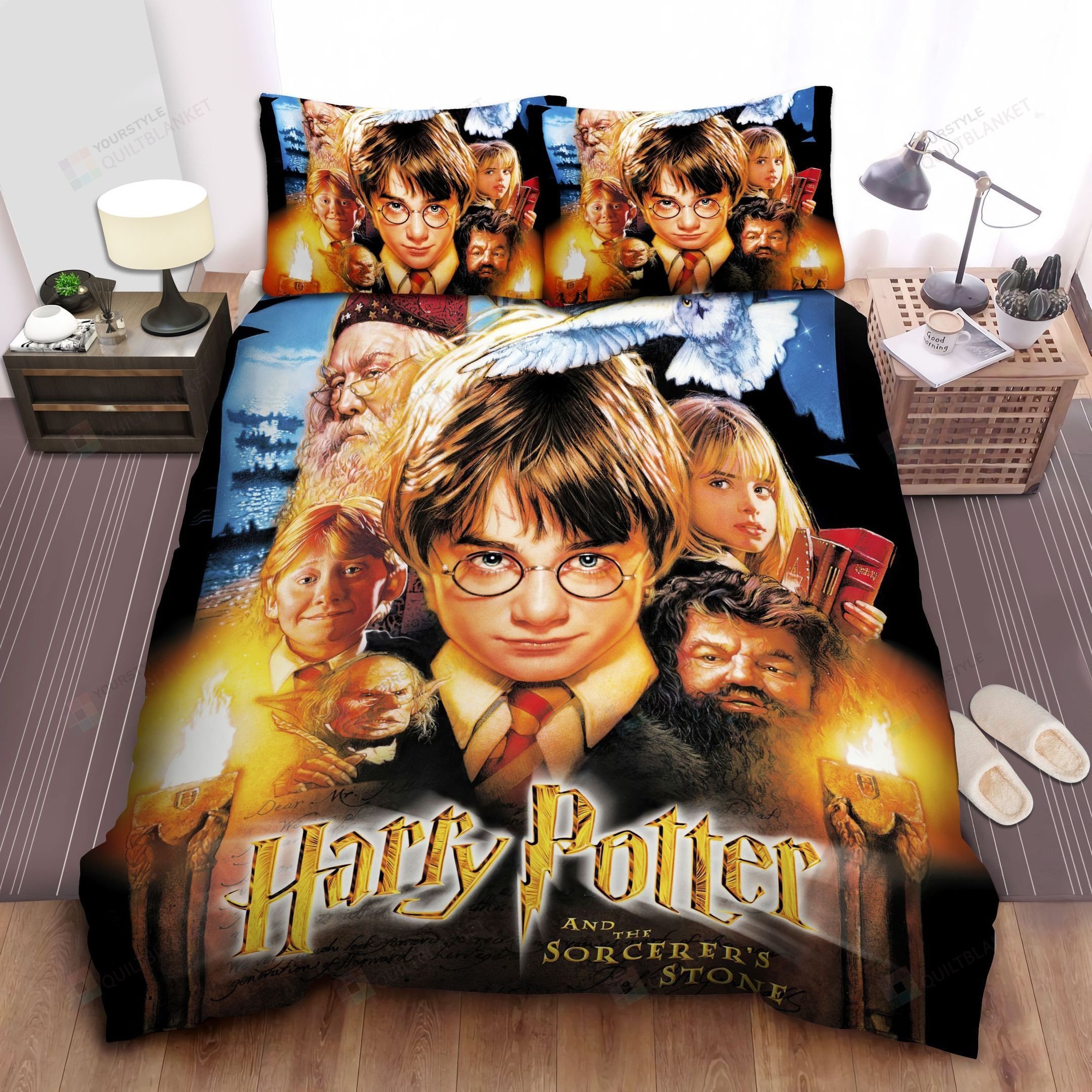 Harry Potter And The Sorcerer's Stone Movie Poster Bed Sheets Duvet ...